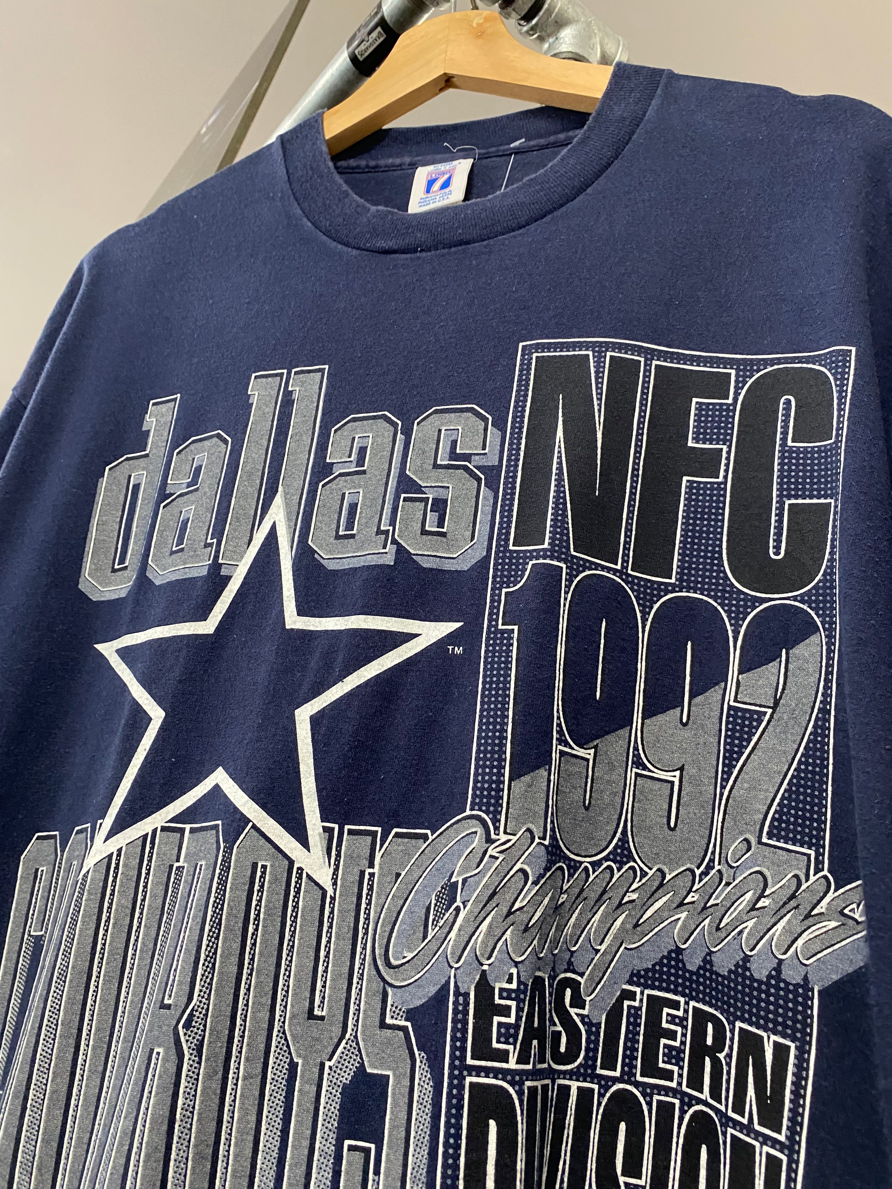 XL - 1992 Dallas Cowboys NFC Eastern Division Champions LOGO 7