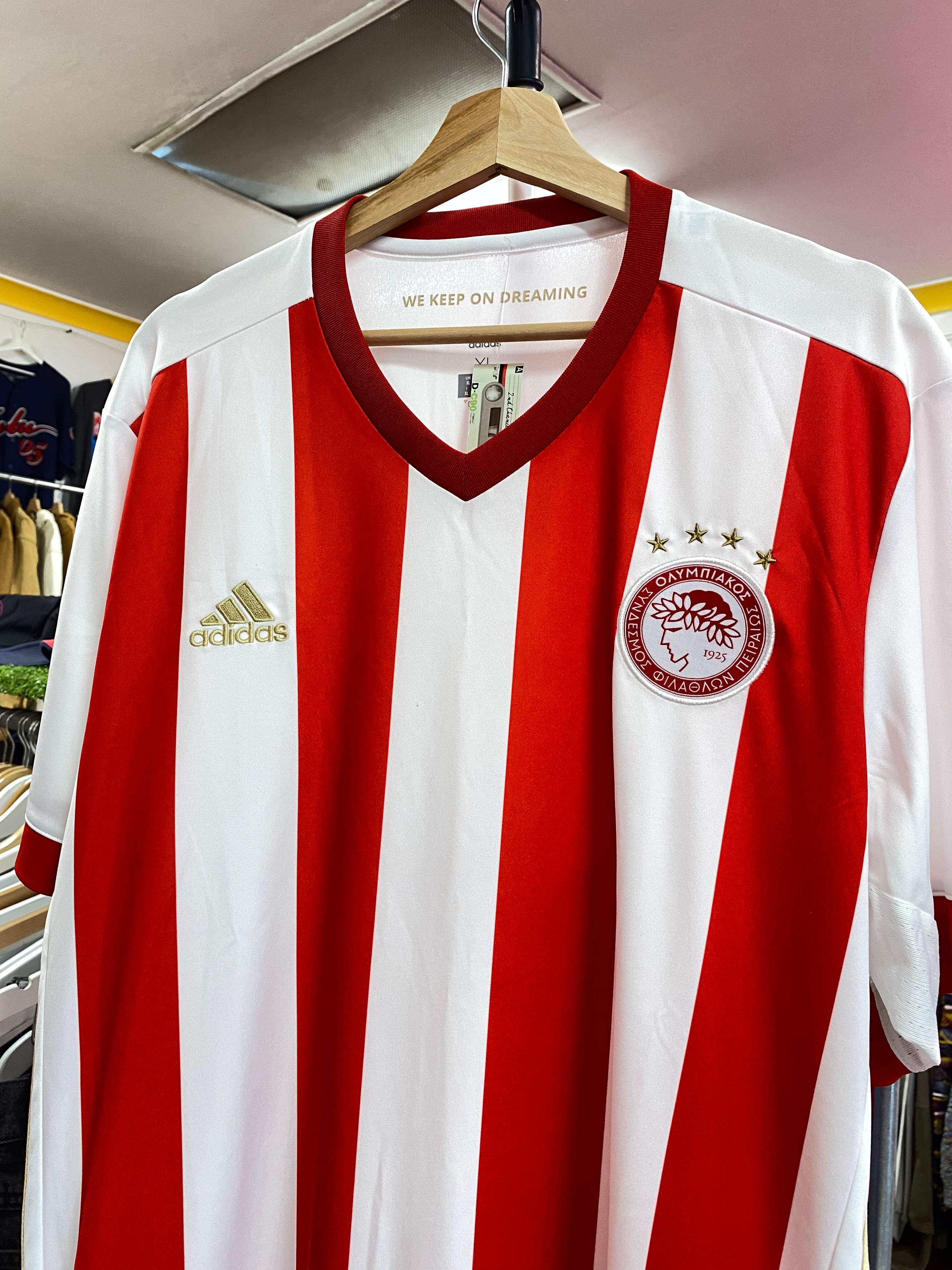 [XL] 2017 Olympiacos Piraeus Adidas Jersey