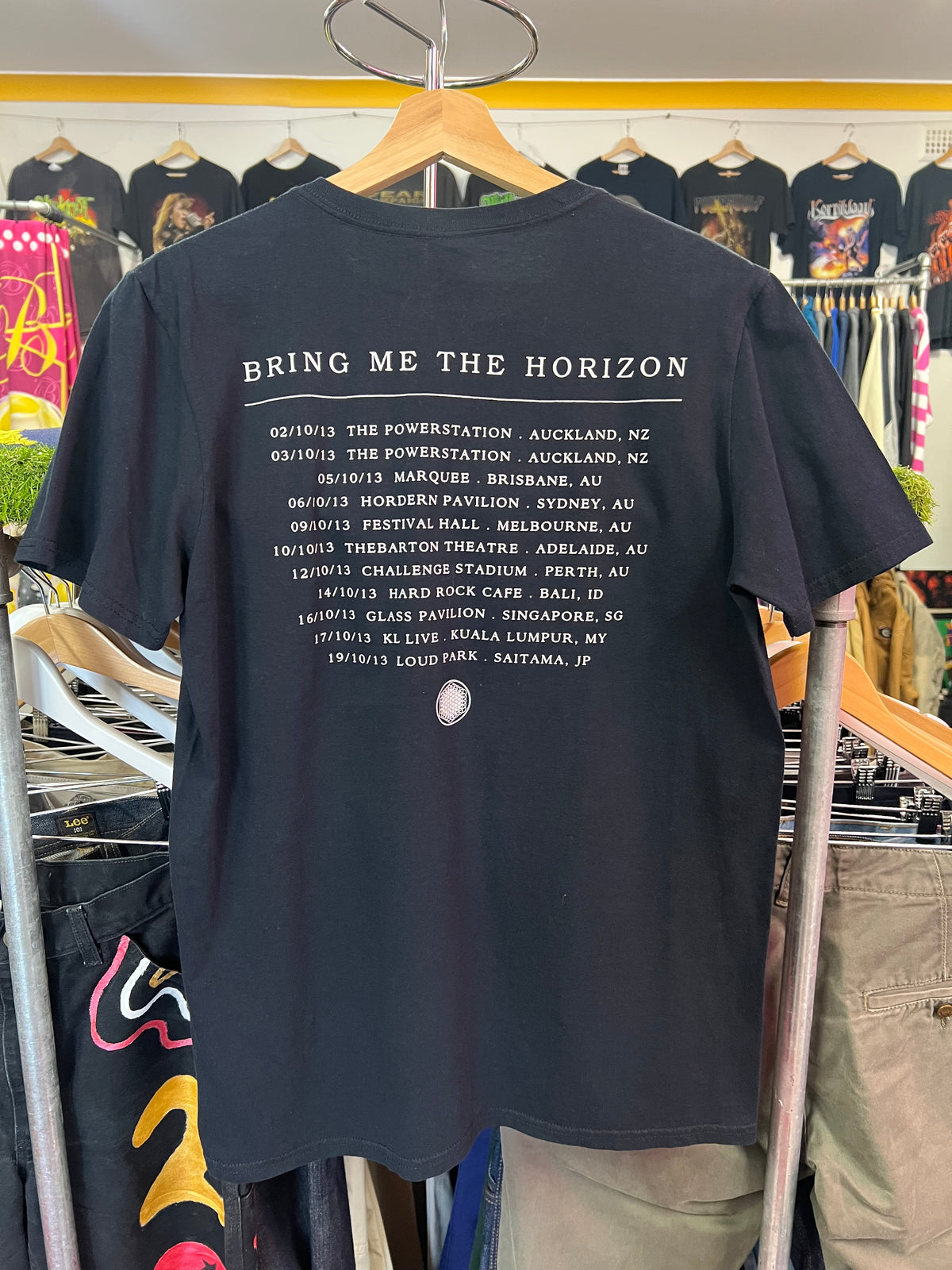 [M] 2013 Bring Me The Horizon Double Sided Australian Tour Tshirt