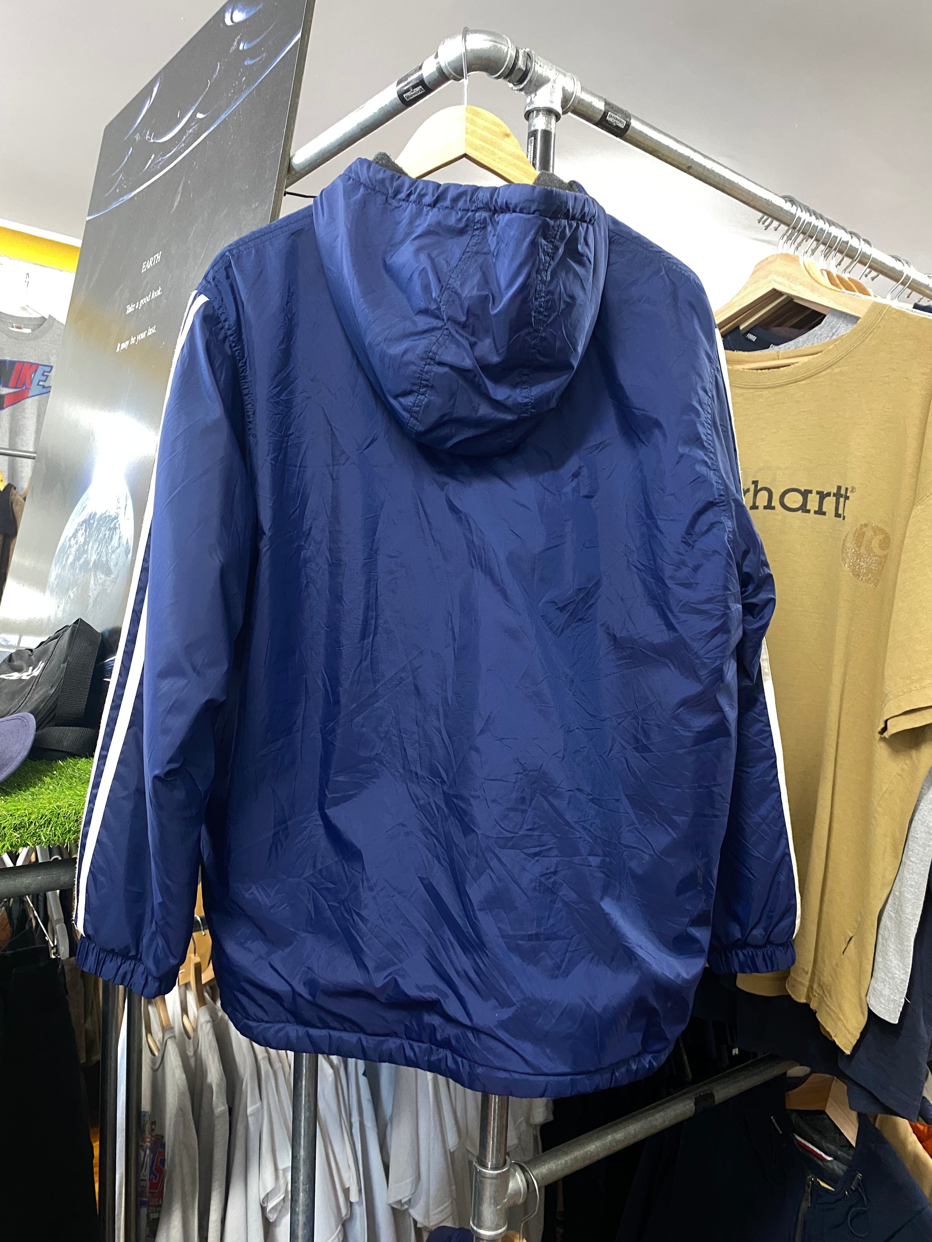 [XL] Adidas Heavy Jacket Blue/Grey Fleece Int