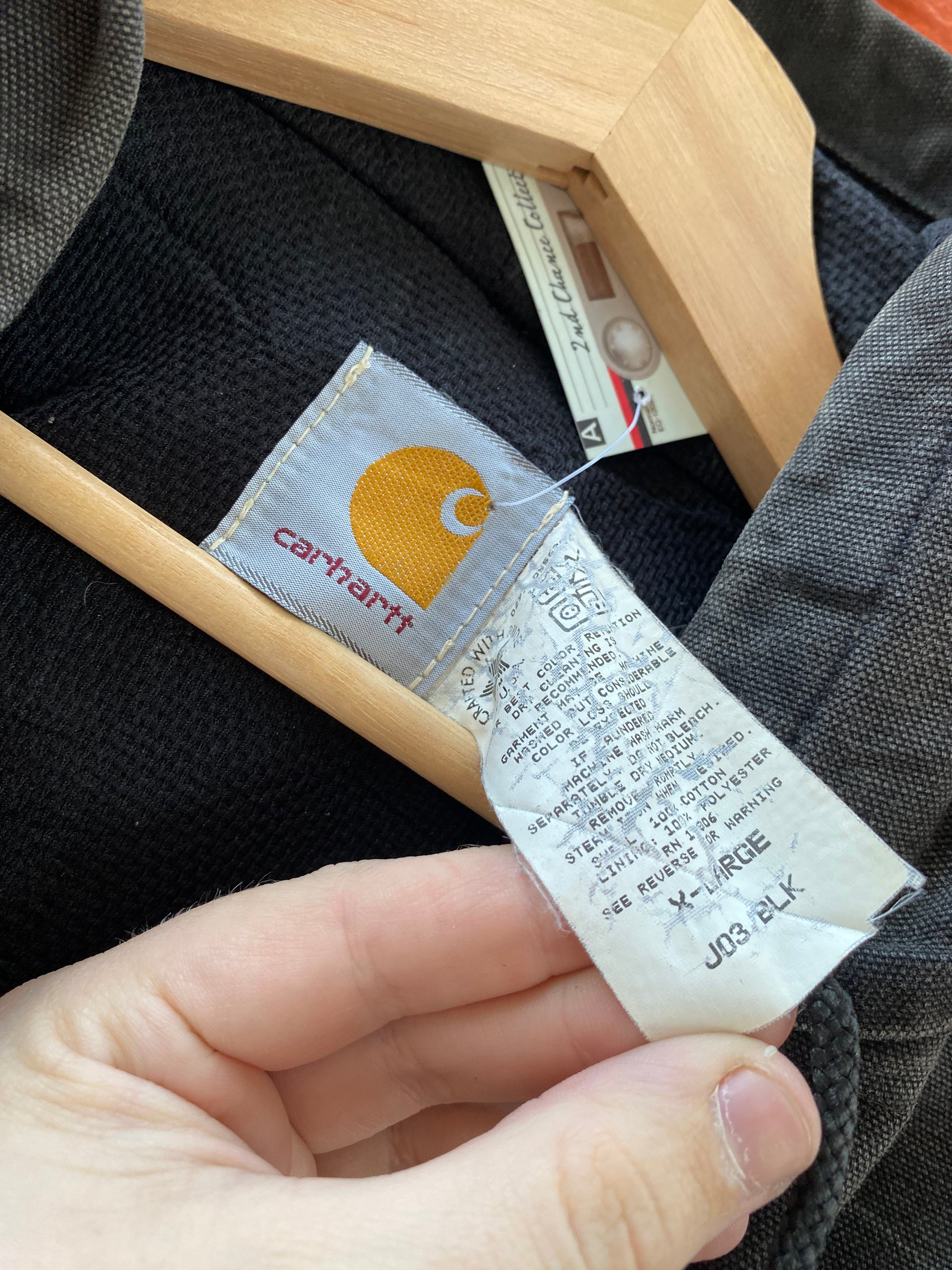 [XL] Carhartt Faded Black 'Andersen Concrete Pumping' Active Jacket