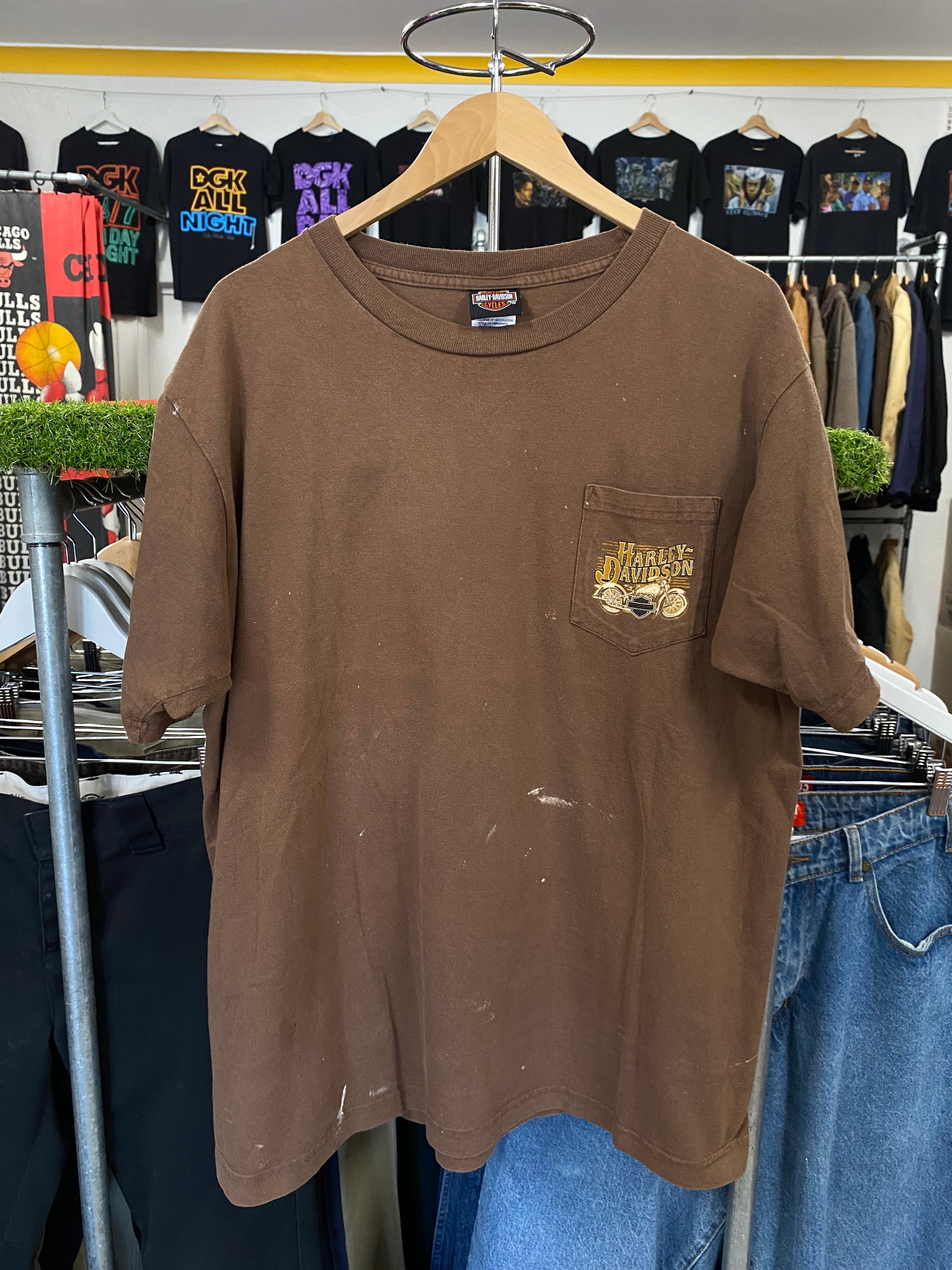 [XL] North End Harley Davidson Double Sided Pocket Tshirt