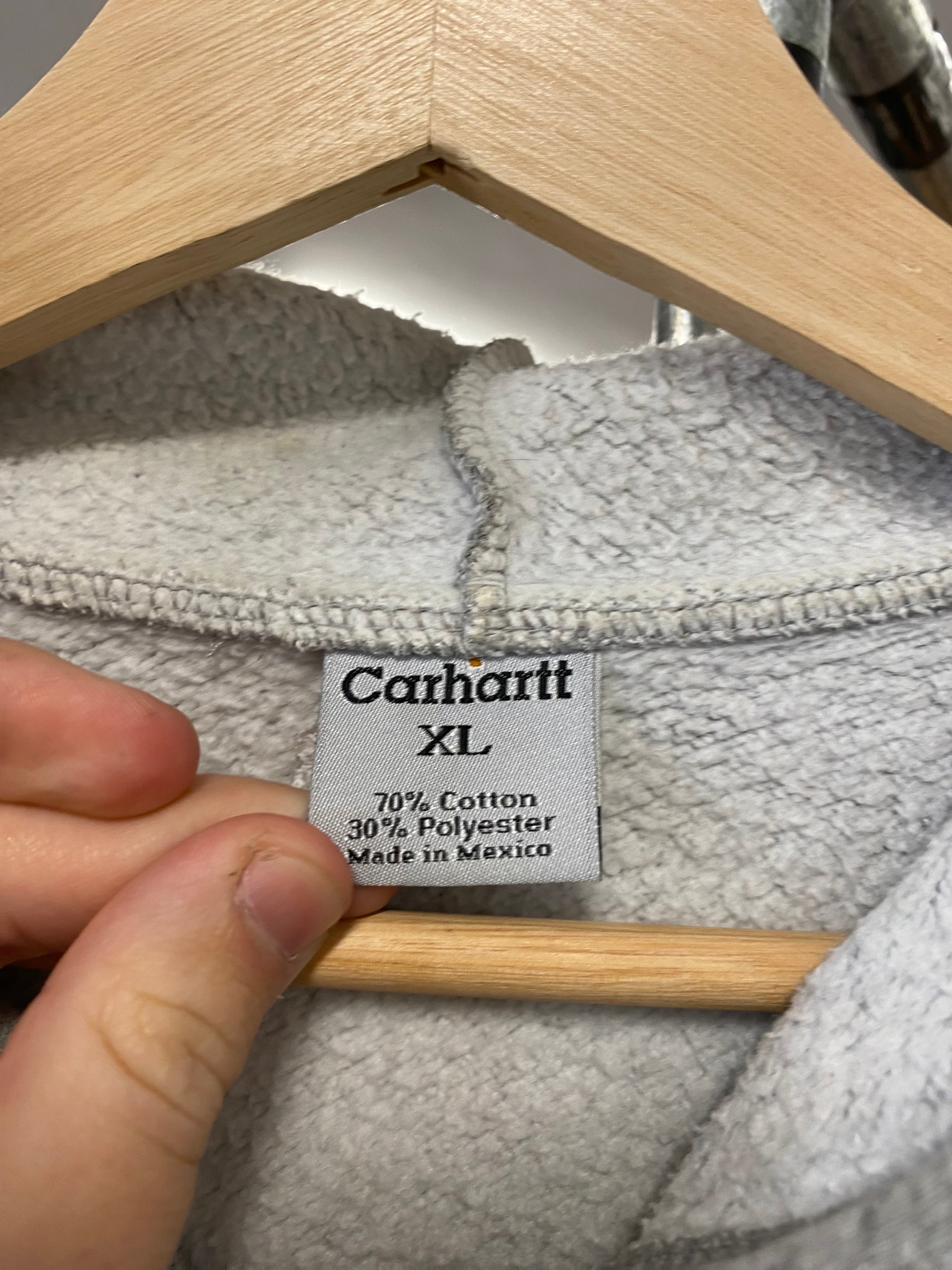 [XL] Carhartt 'NW Extreme Installers' Grey Zip Up Hoodie