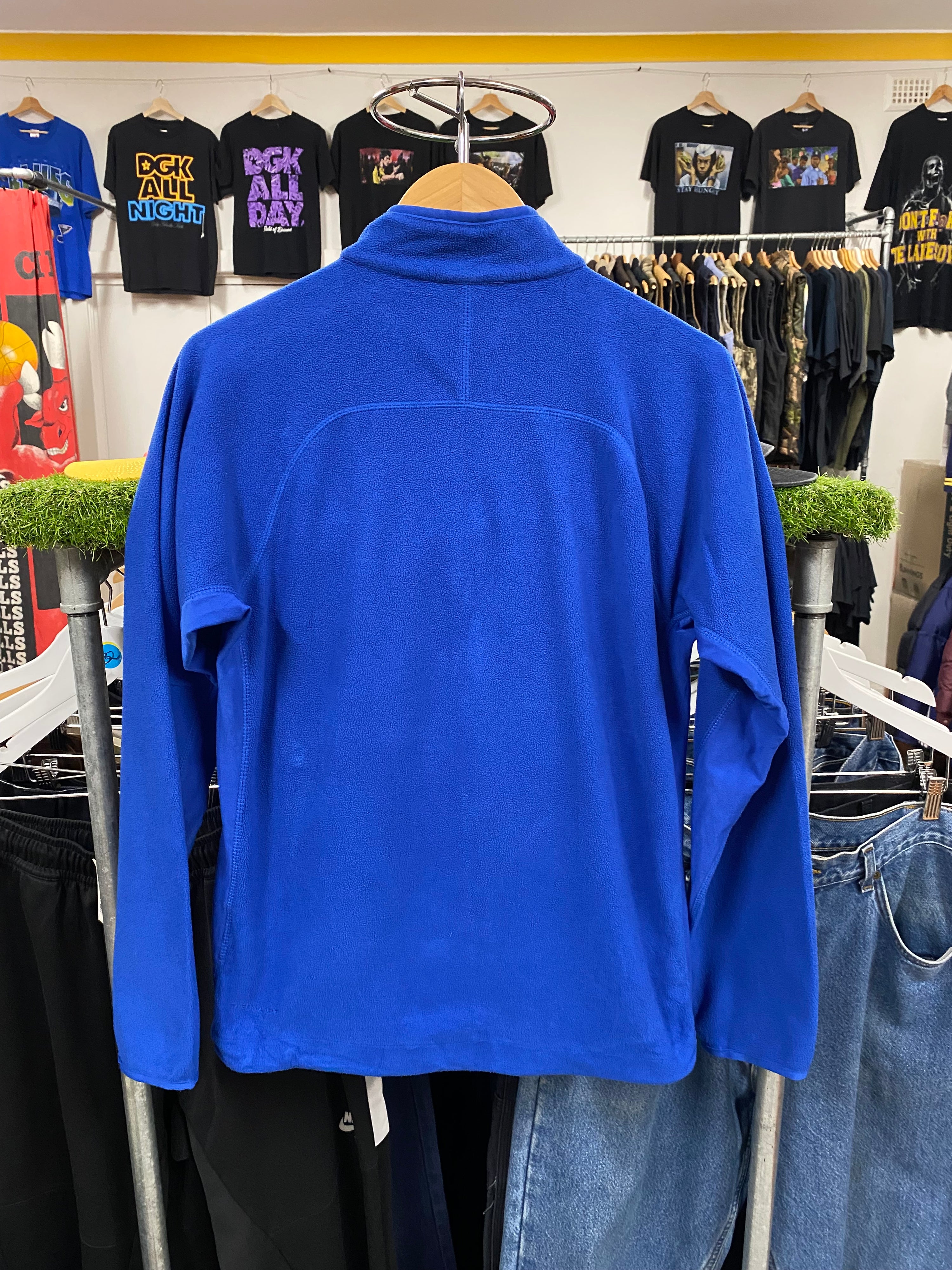 [S] Nike Thermafit Blue Zip Up