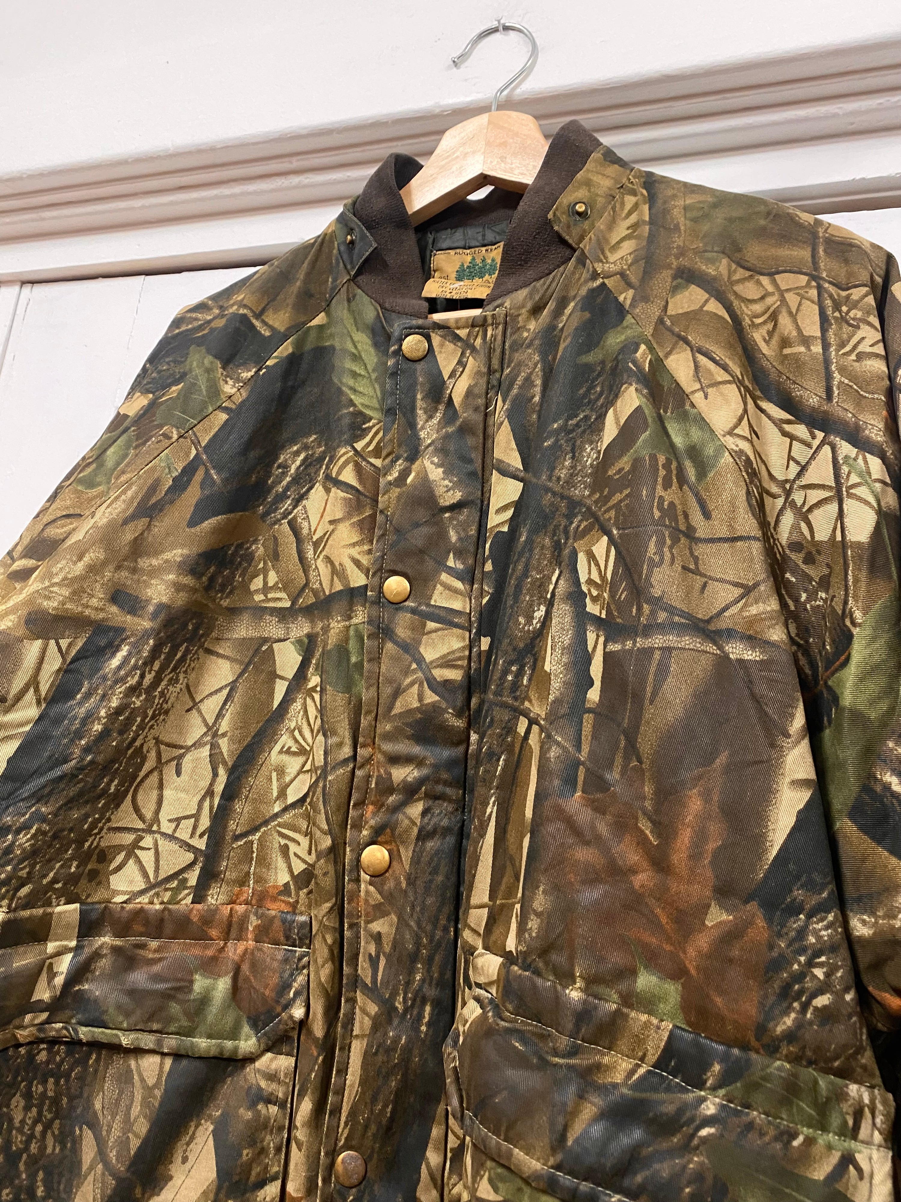 [M] Vintage Hunters Peak Wood Camo Jacket