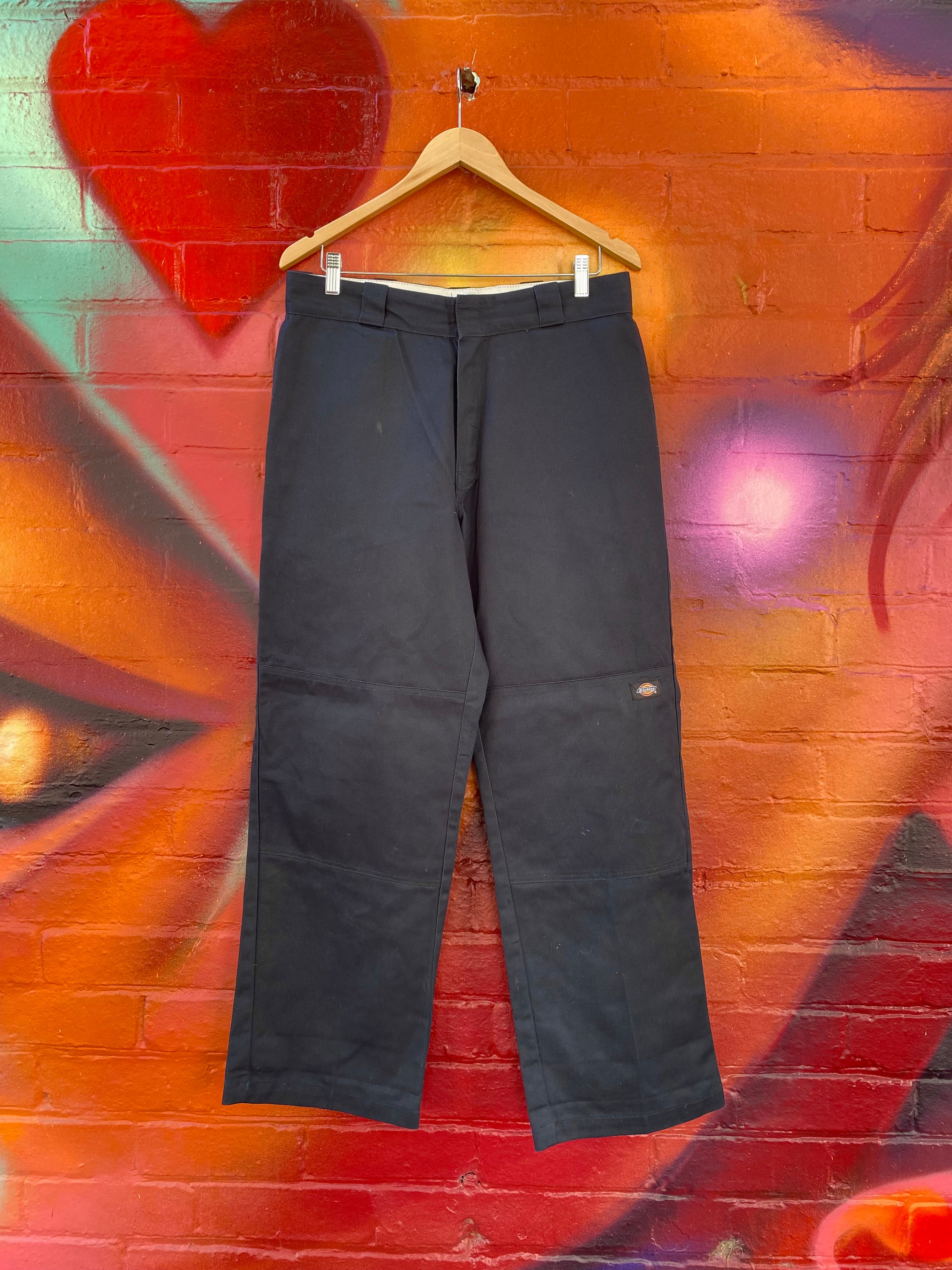 [32] Dickies Loose Fit Navy Work Pants 85283