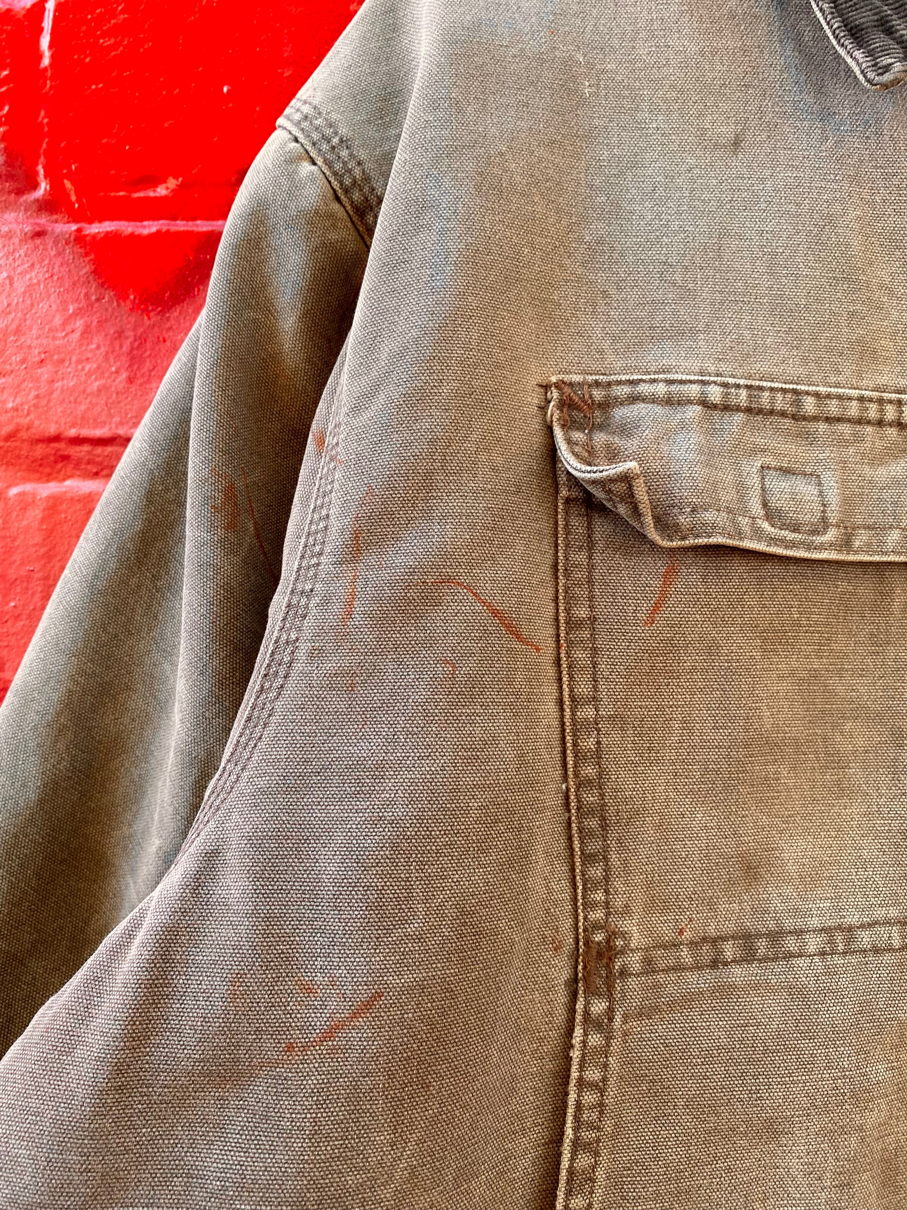[XL] Carhartt Faded Chocolate Brown Chore Jacket
