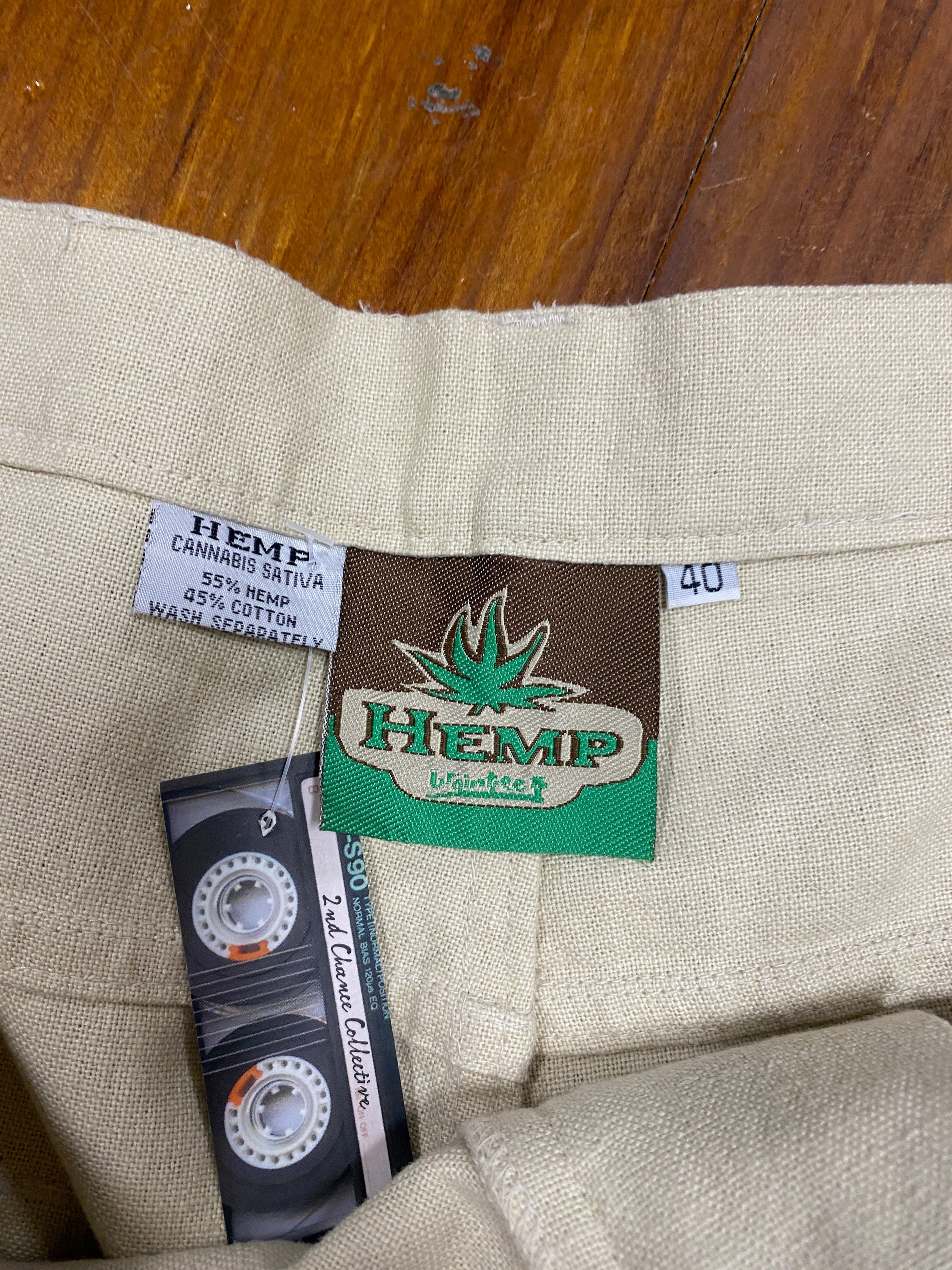 40 - Hemp Cream Pants