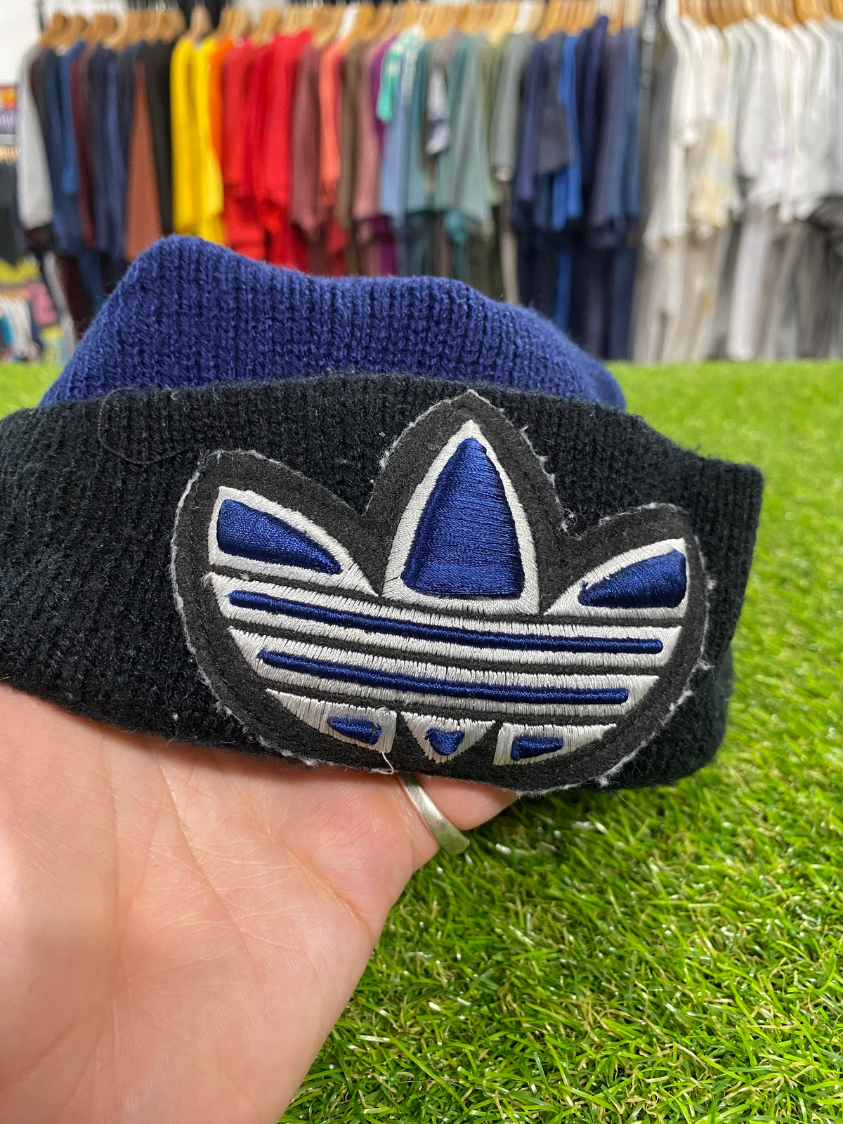 Vintage Adidas Thick Embroidered Beanie