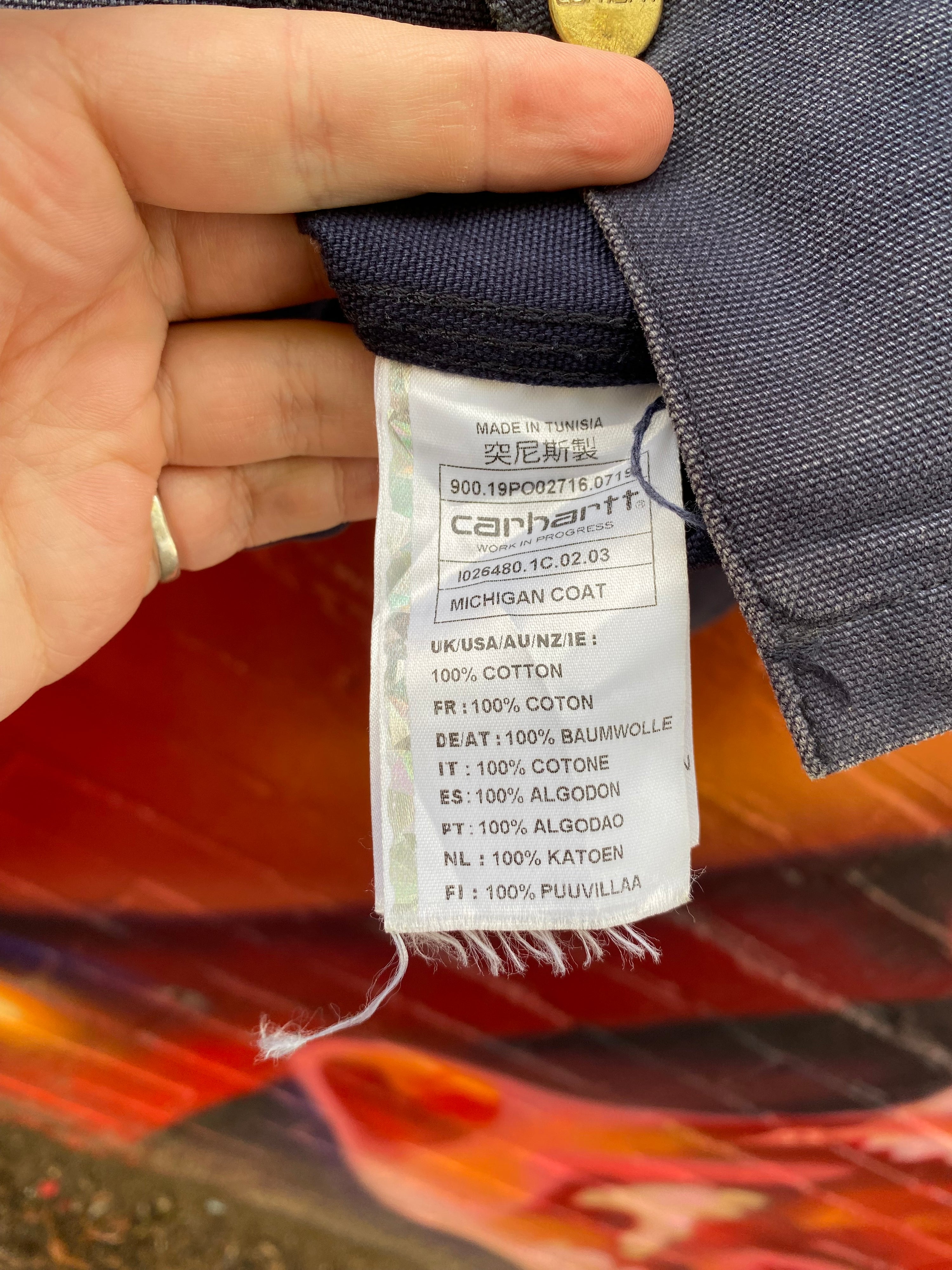 [XL] Carhartt WIP Blue Michigan Coat