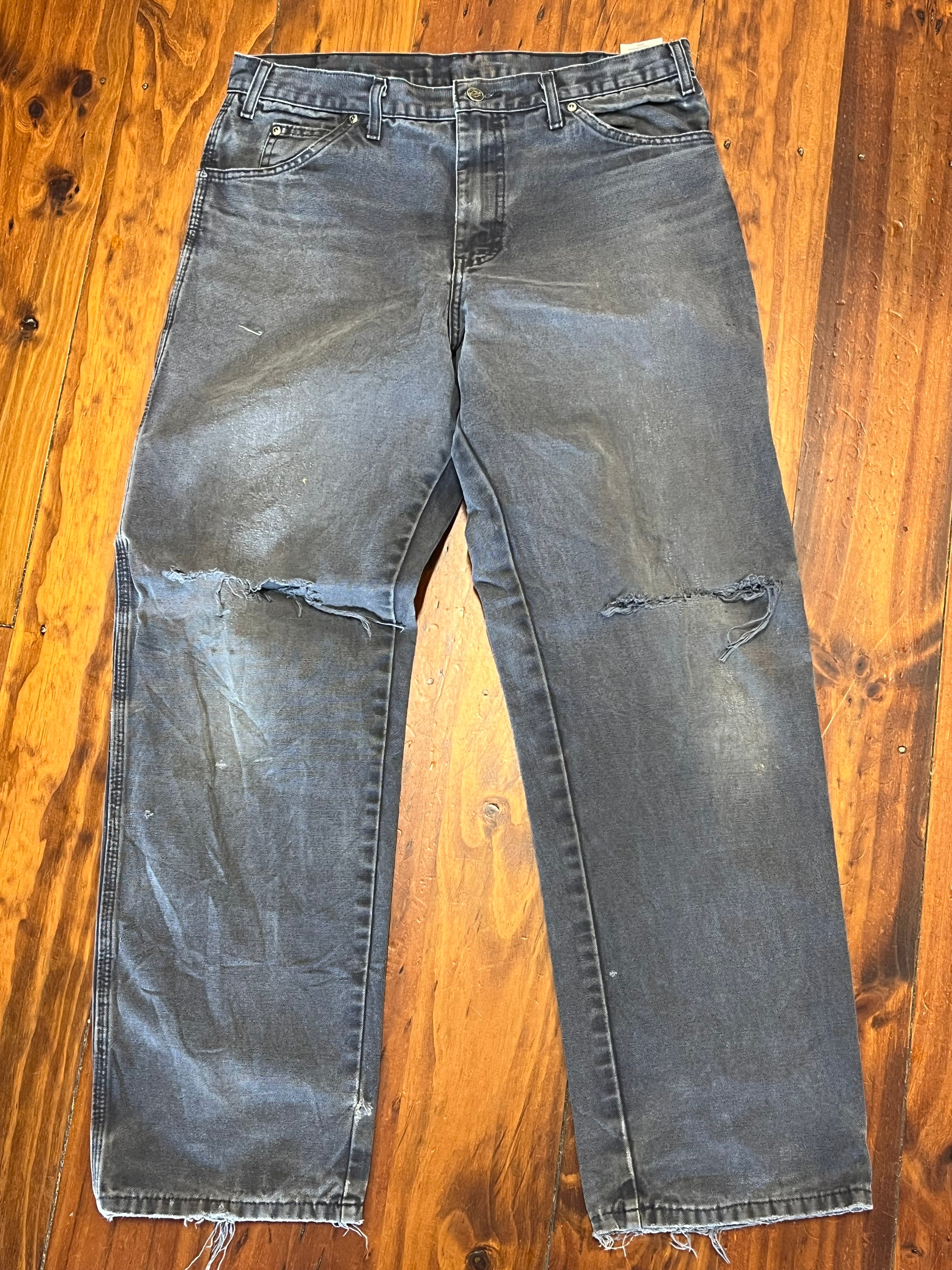 [34] Dickies Carpenter Faded Blue 34x32