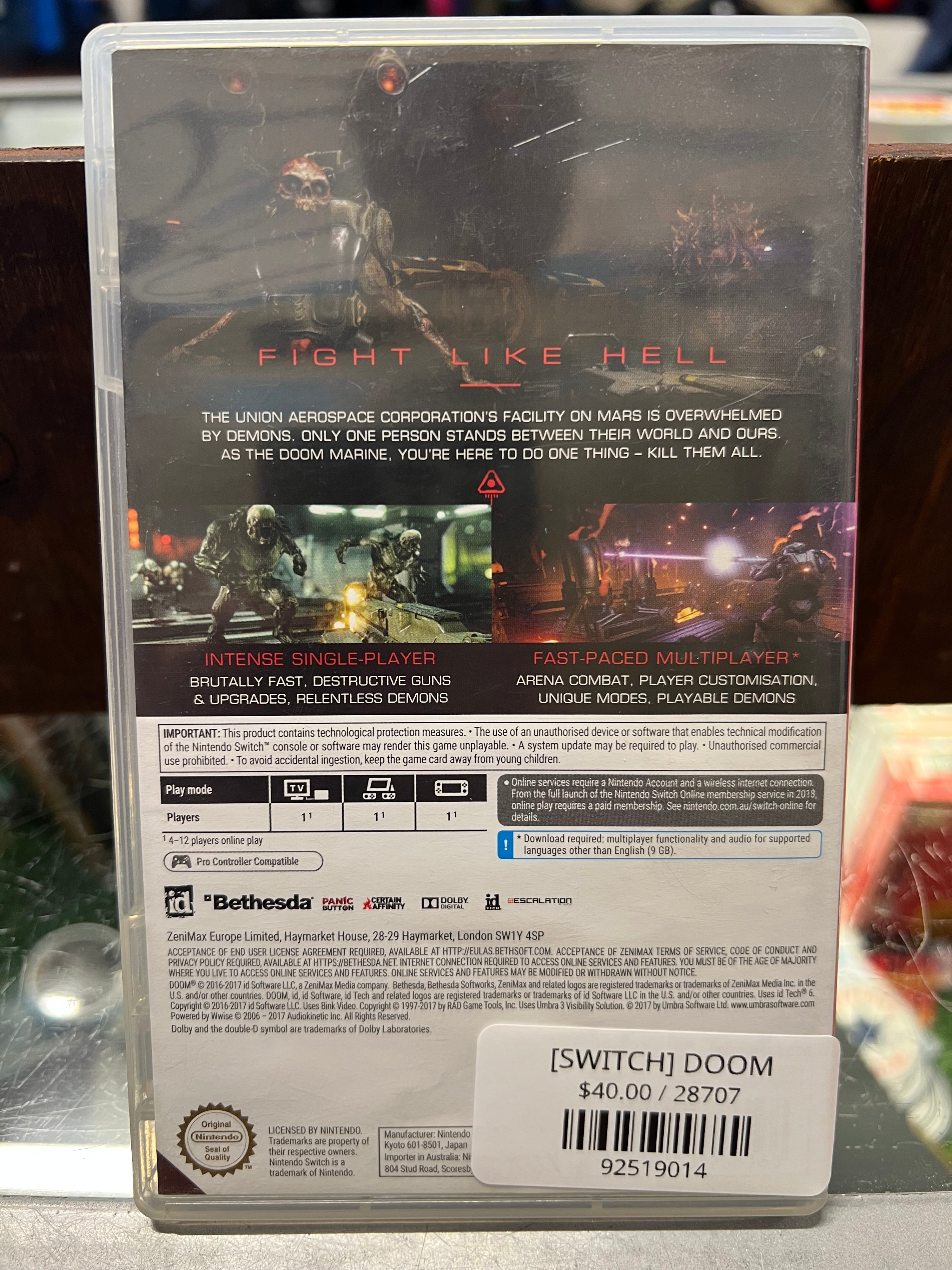 [SWITCH] DOOM
