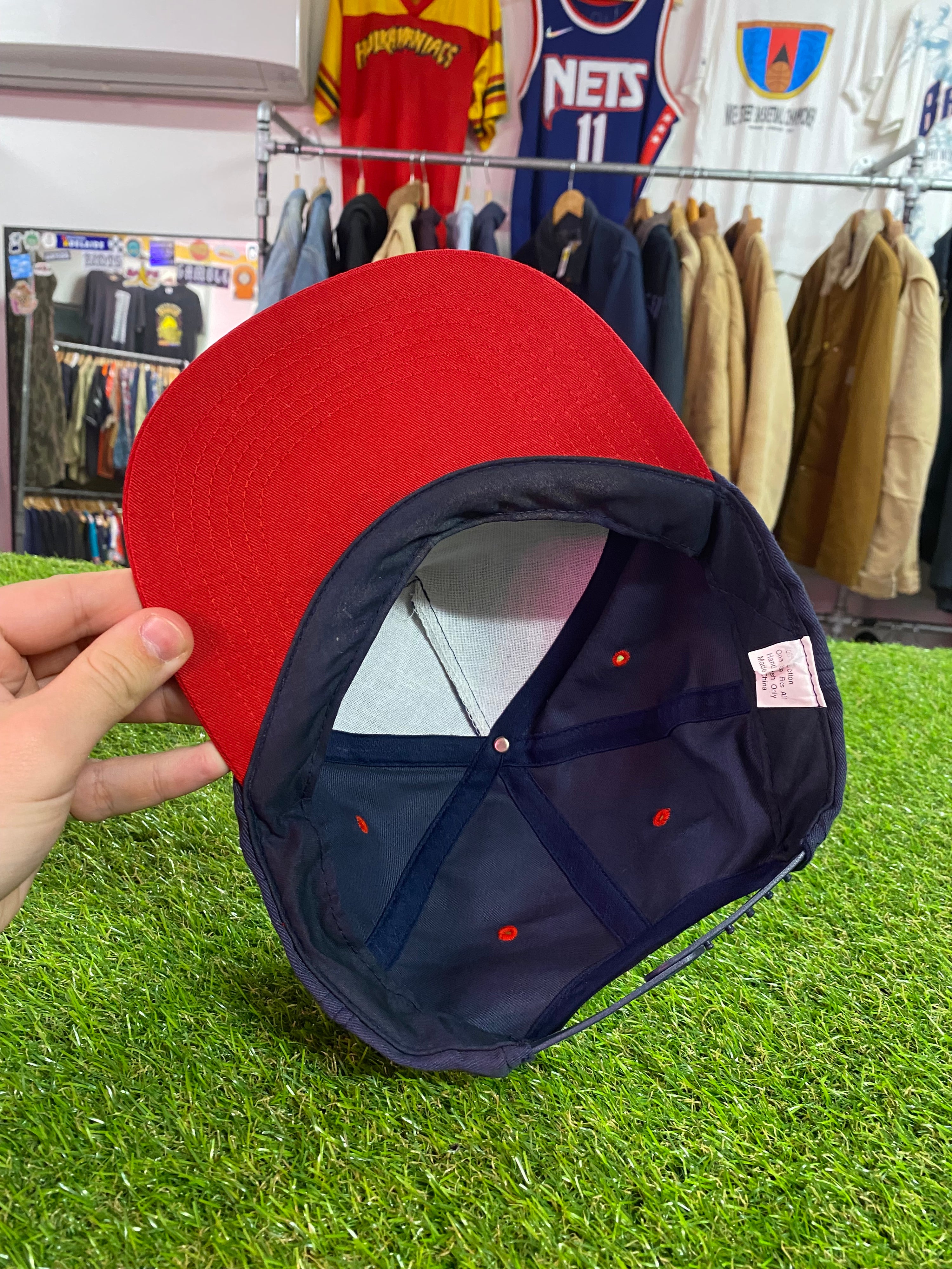 Vintage Adelaide Crows 1997 Premiers Red Brim Cap