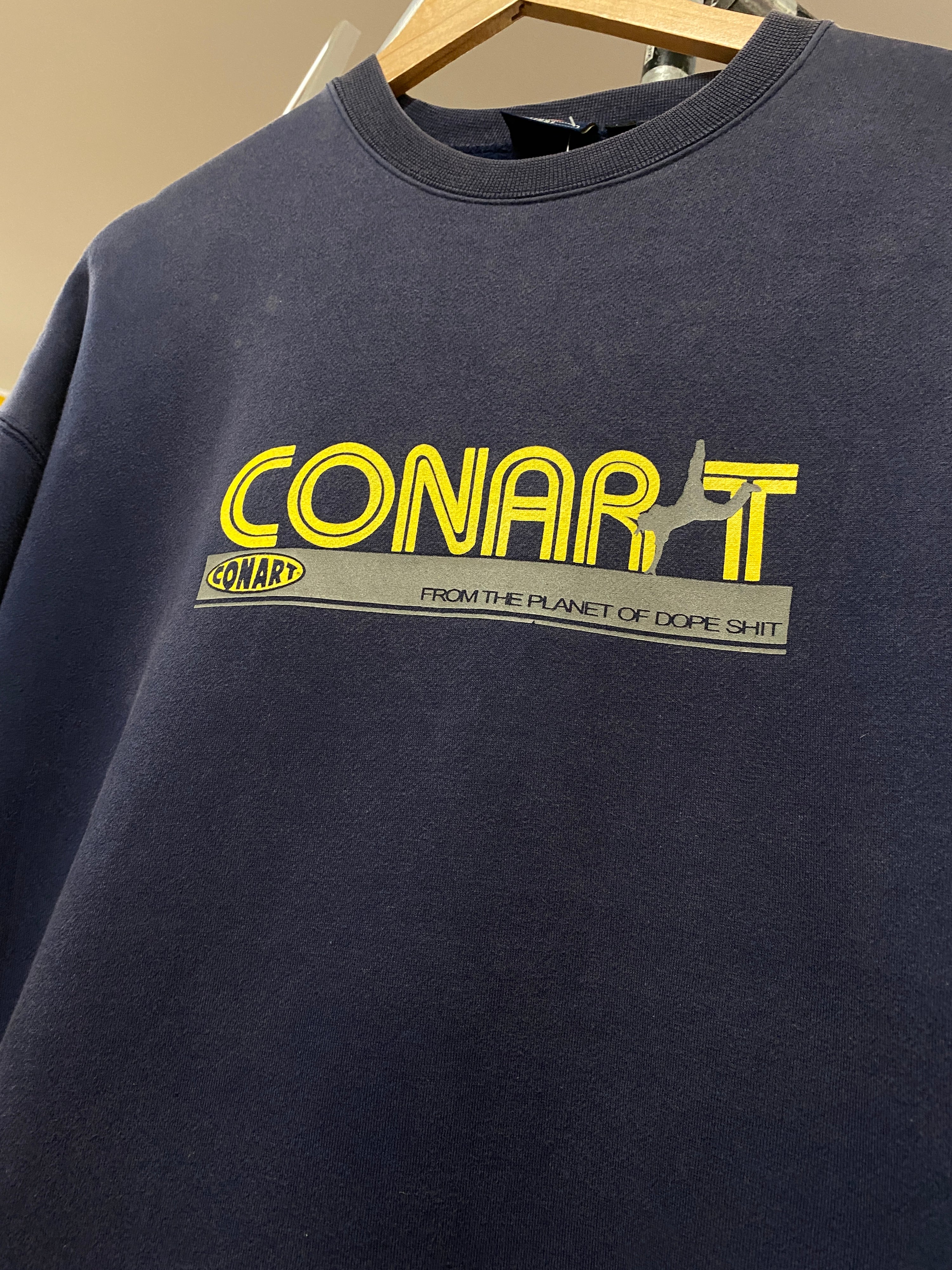 L - Vintage Conart: From The Planet Of Dope Shit Blue Jumper