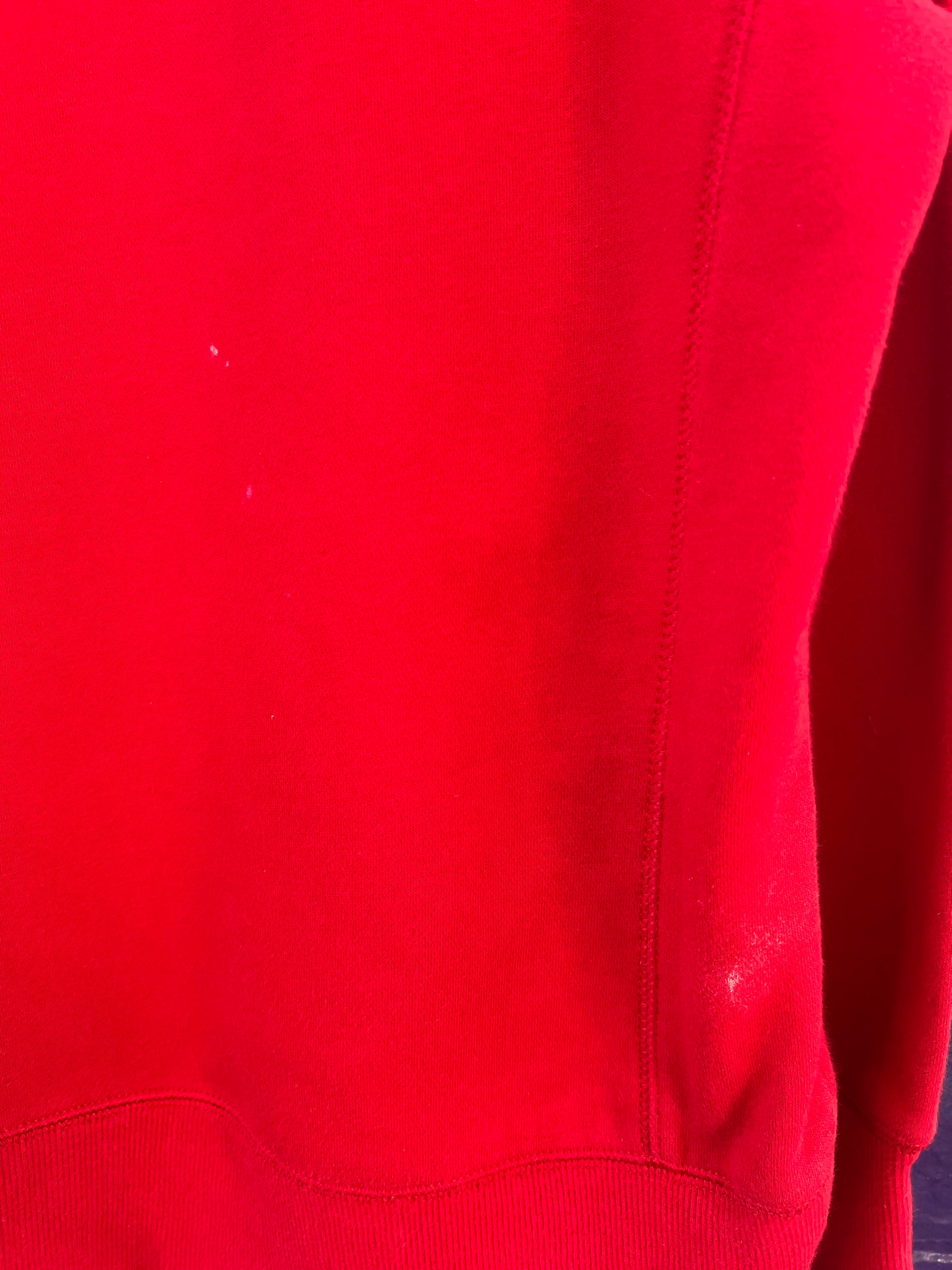 L  -Russell Athletic Red Basic Hoodie