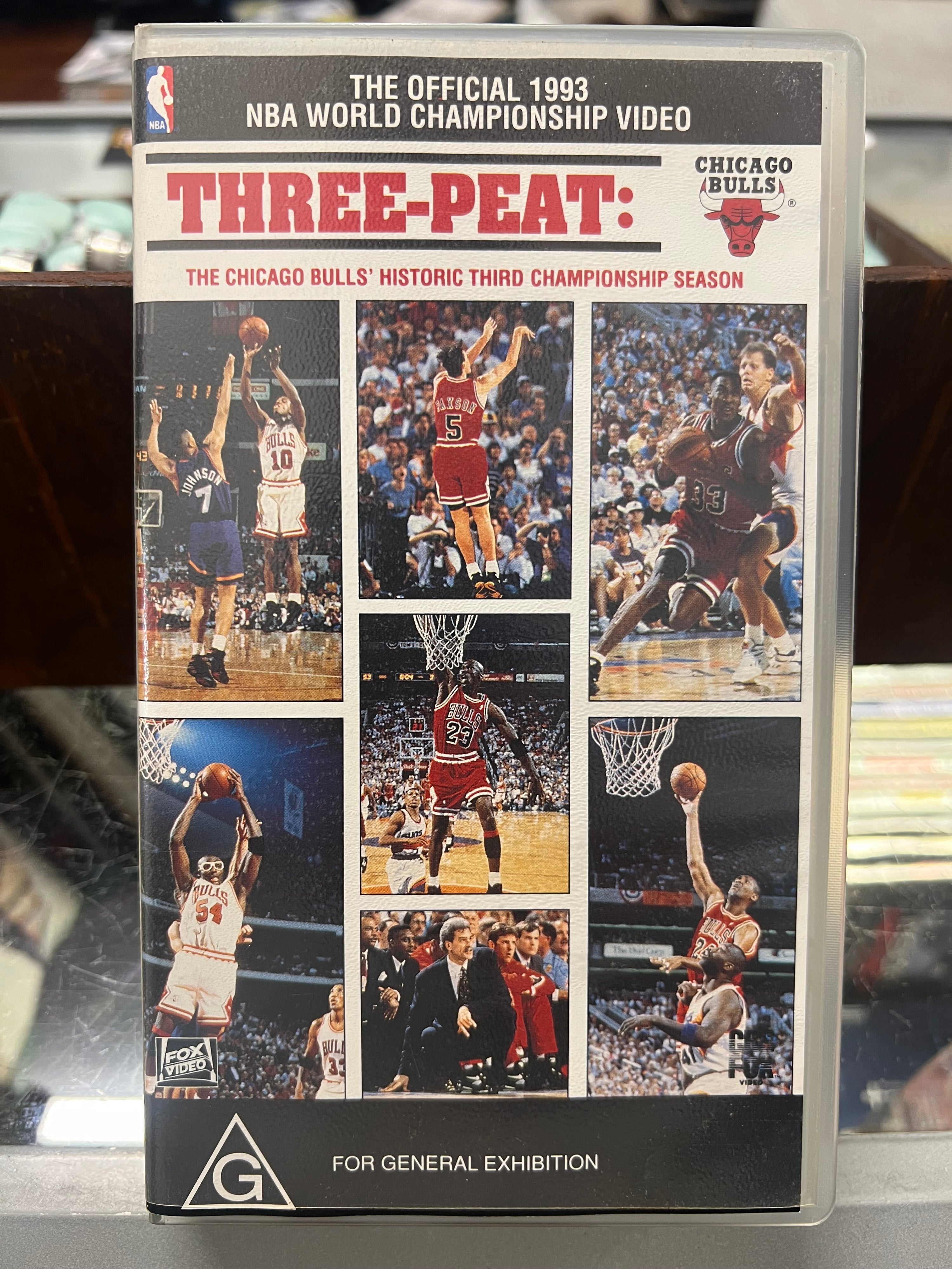 [VHS] Three-Peat 1993 The Official NBA Championship Video