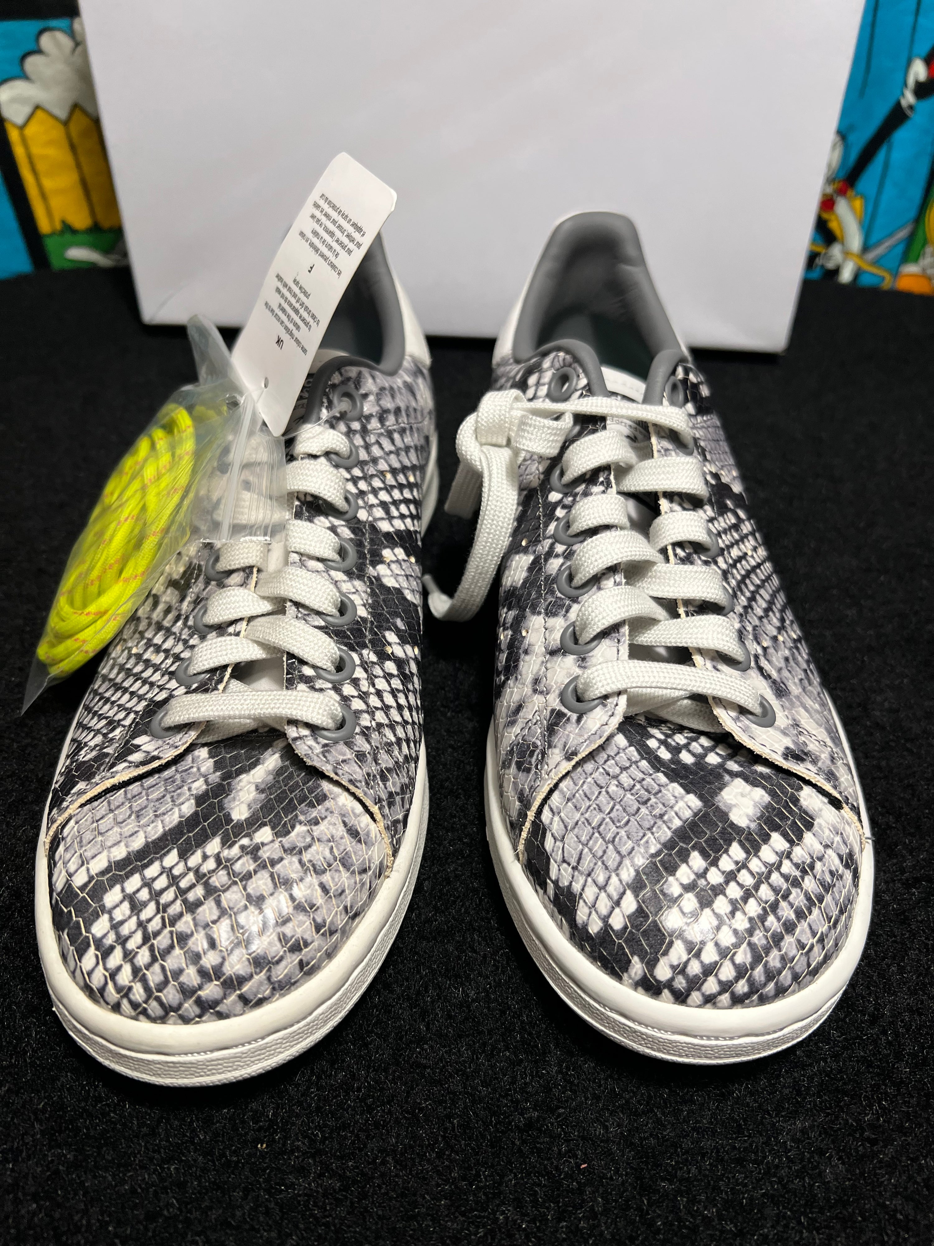 US6 - Adidas Stan Smith Reptile Shoes EH0151 NEW