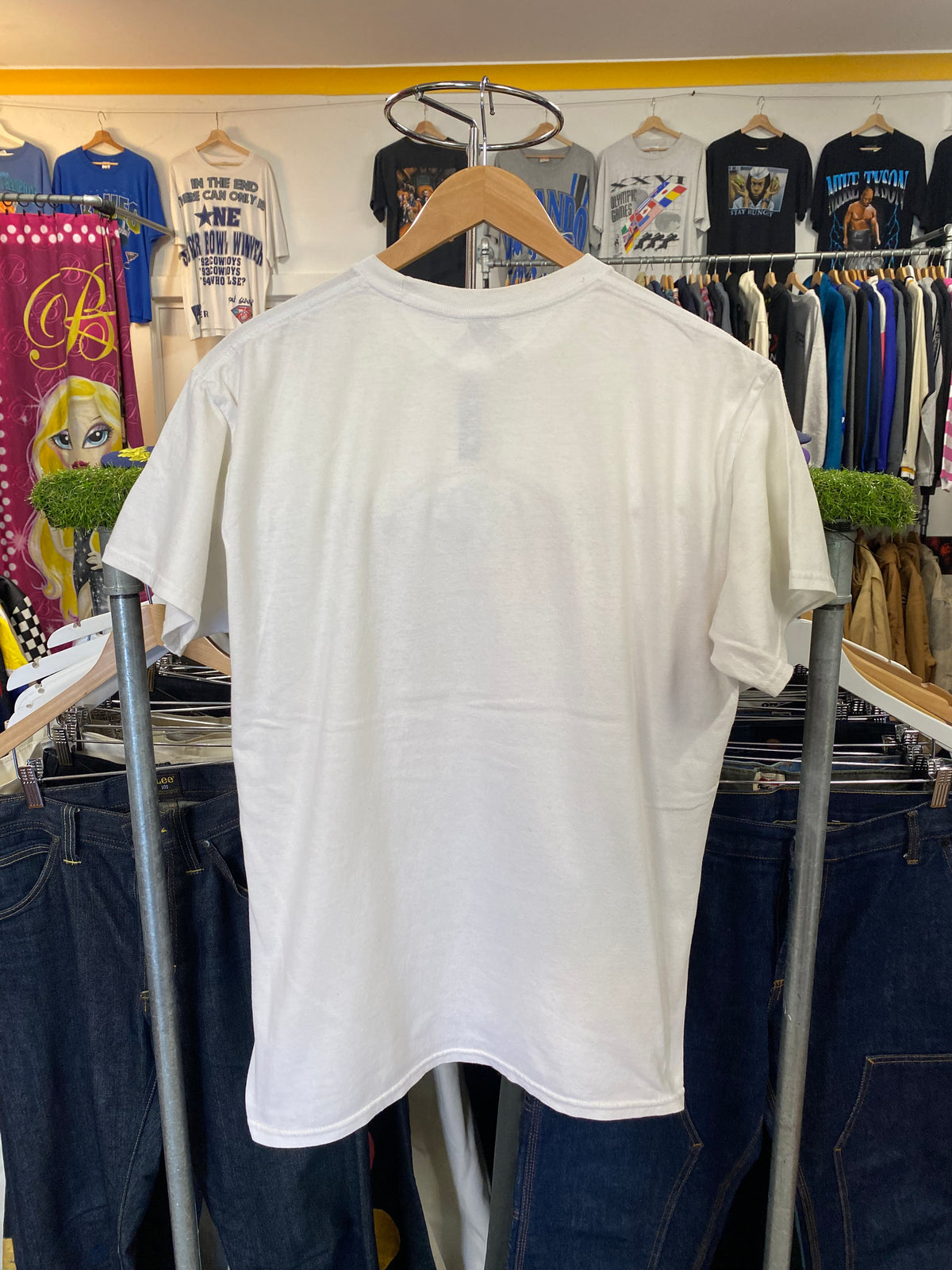 L - Mustang Shelby Cobra White Tee
