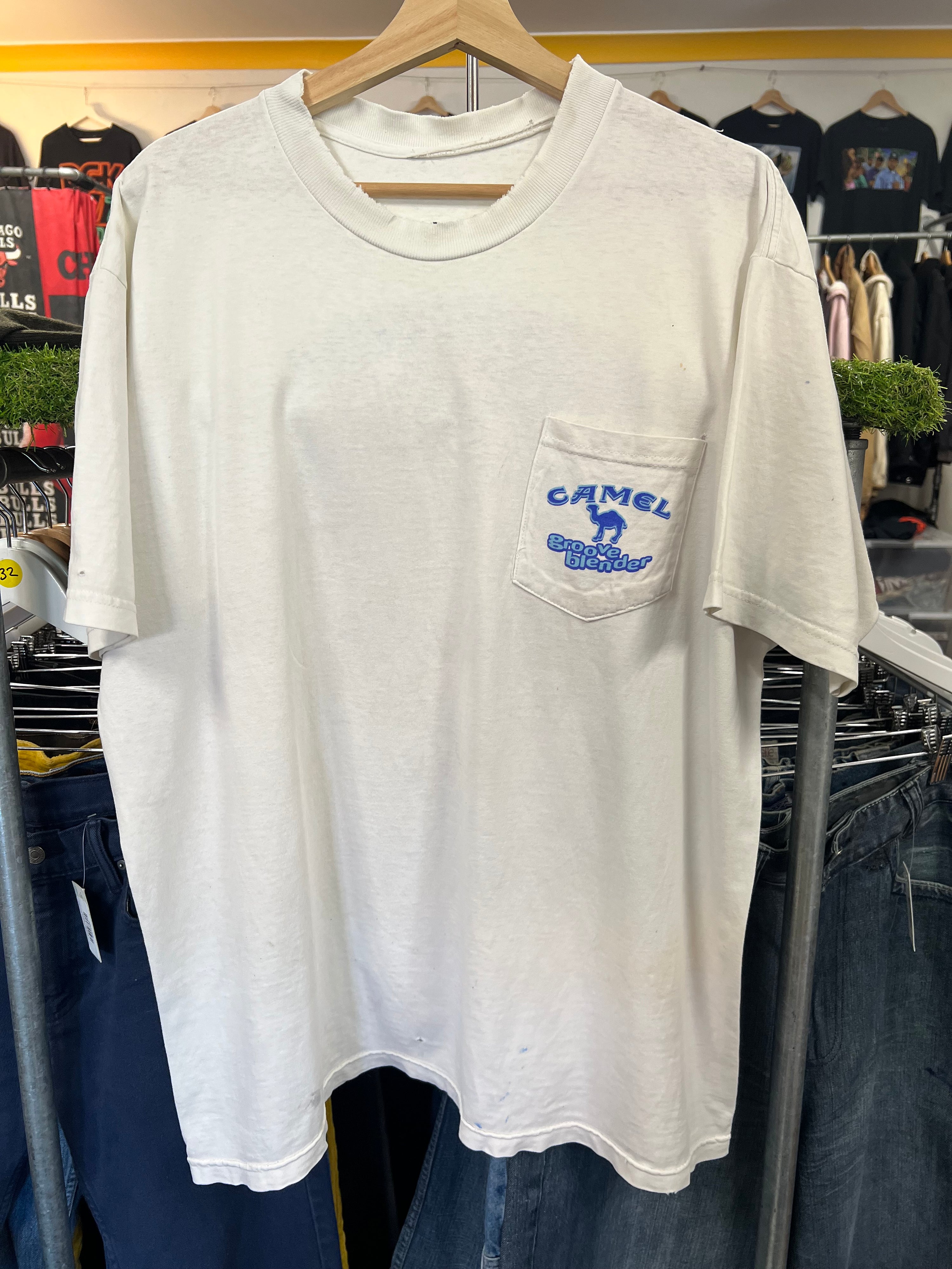 XL - 1996 Thrashed Camel Groove Blender Pocket Tee