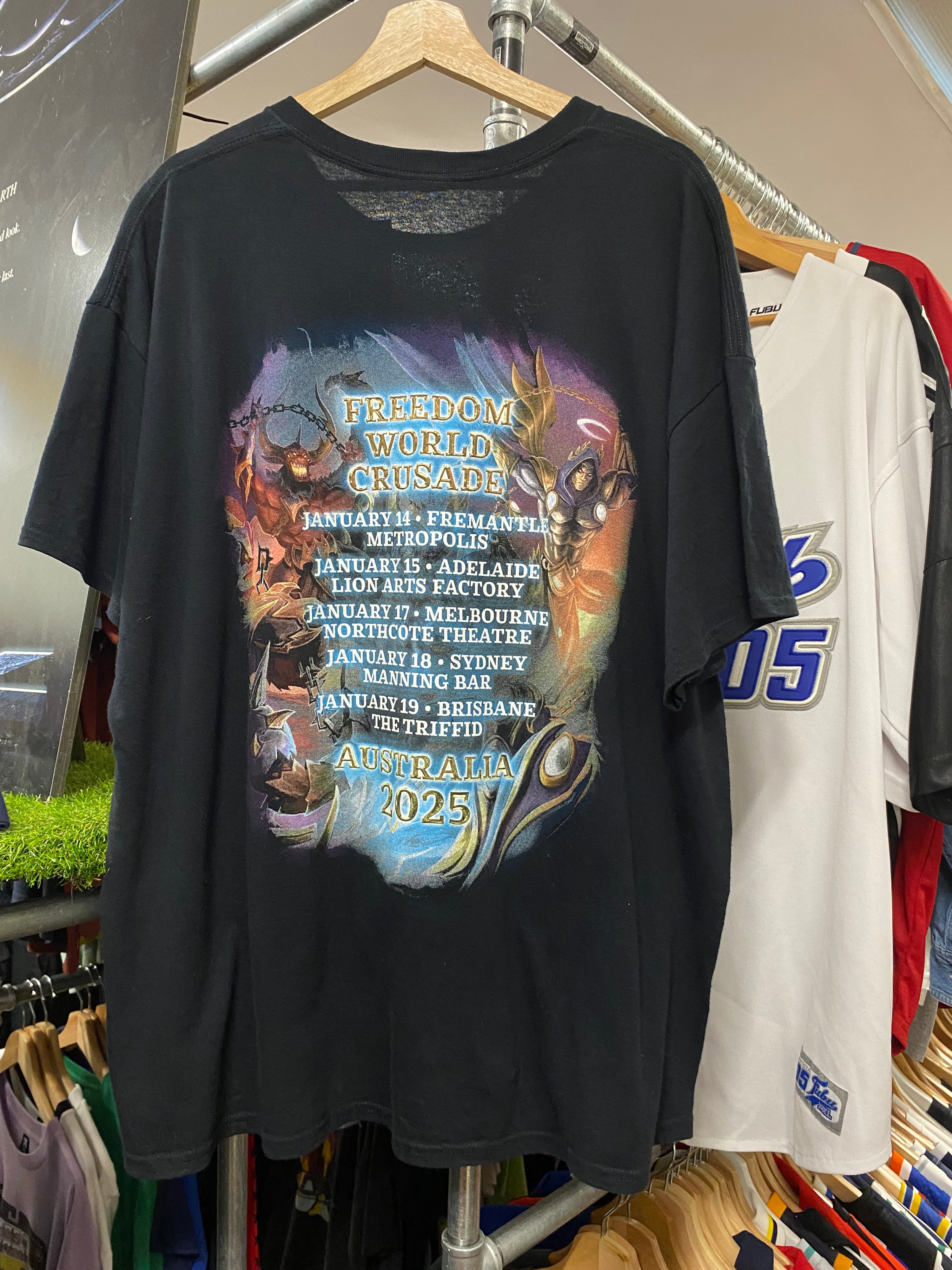 2XL - Hammerfall 2025 Australian Tour Tee DS