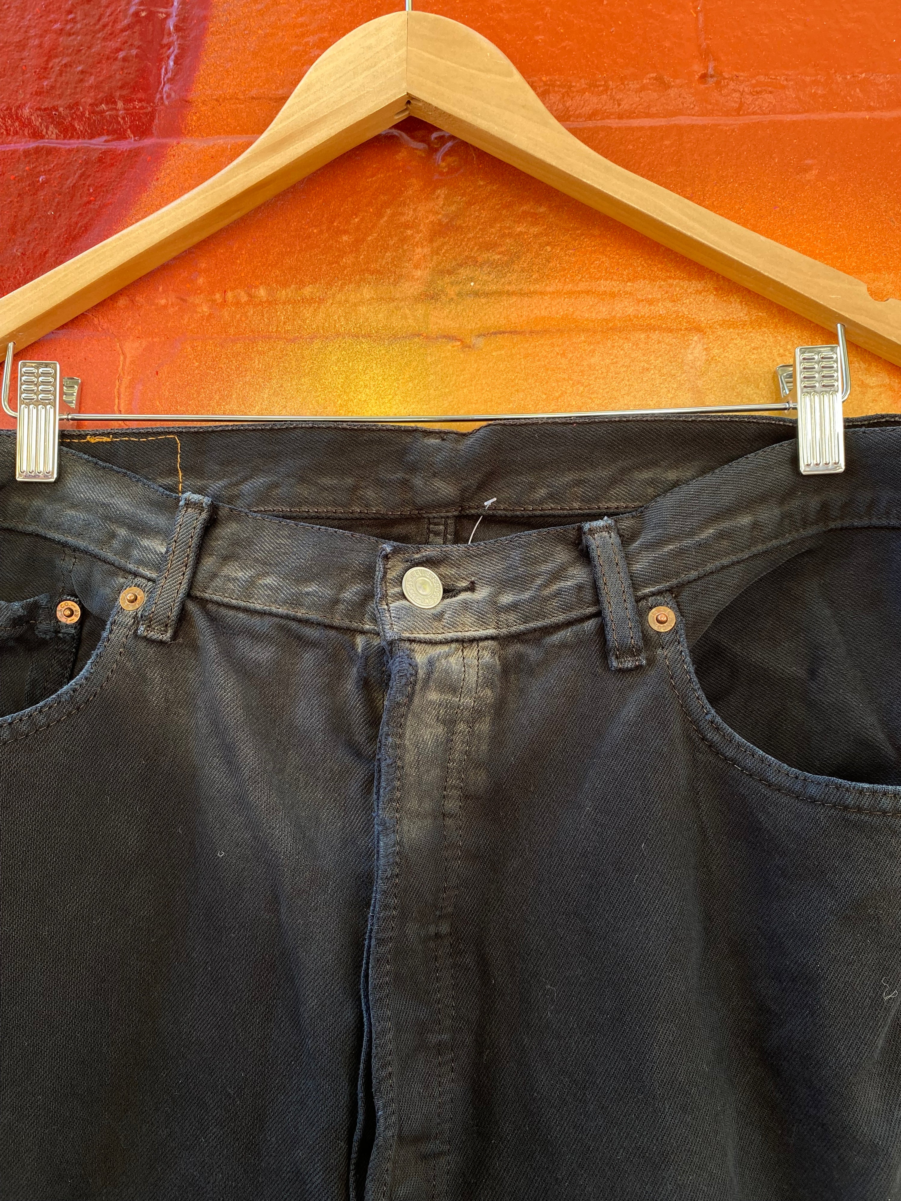 [36] Levis 501 Black Pants