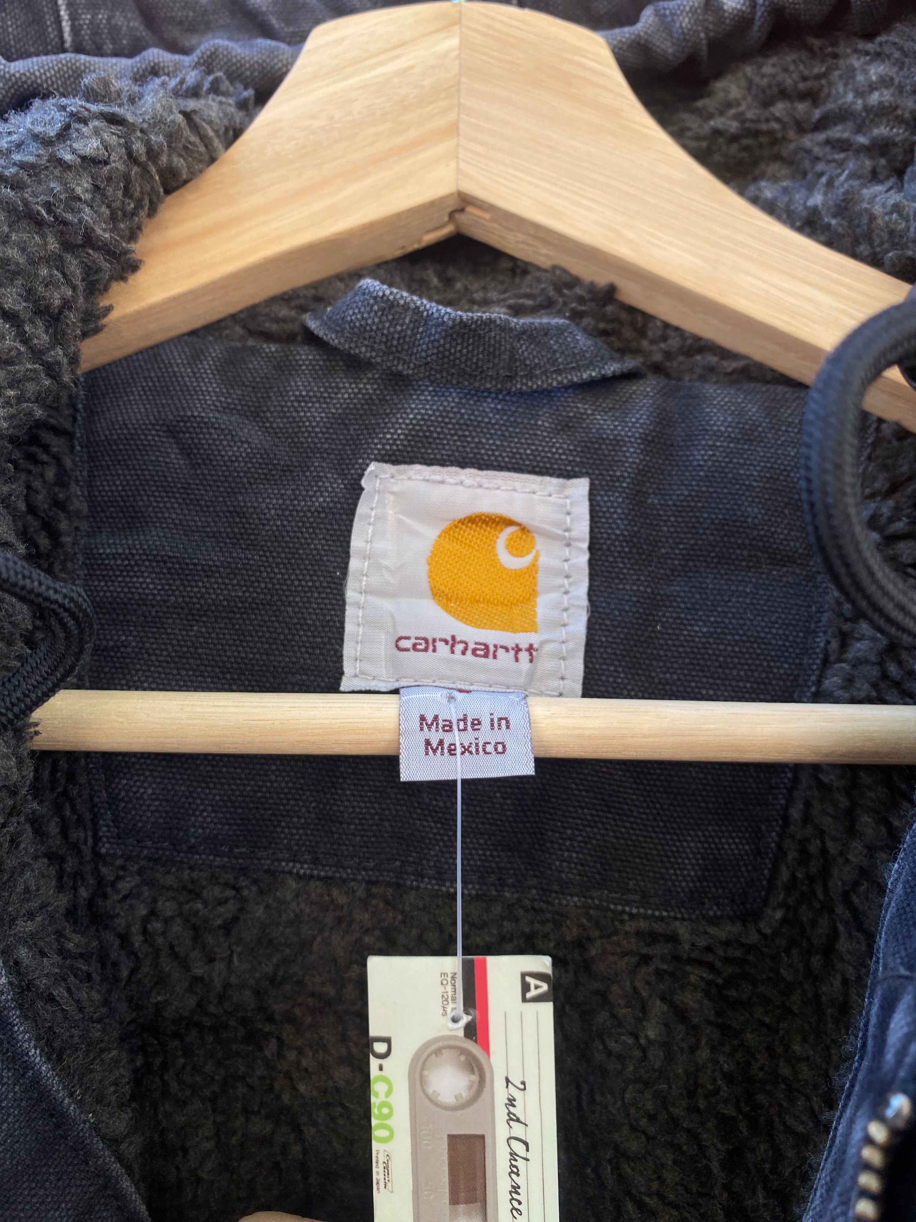 [S] Carhartt Stone Brewing Faded Black Bartlett Hooded Jacket