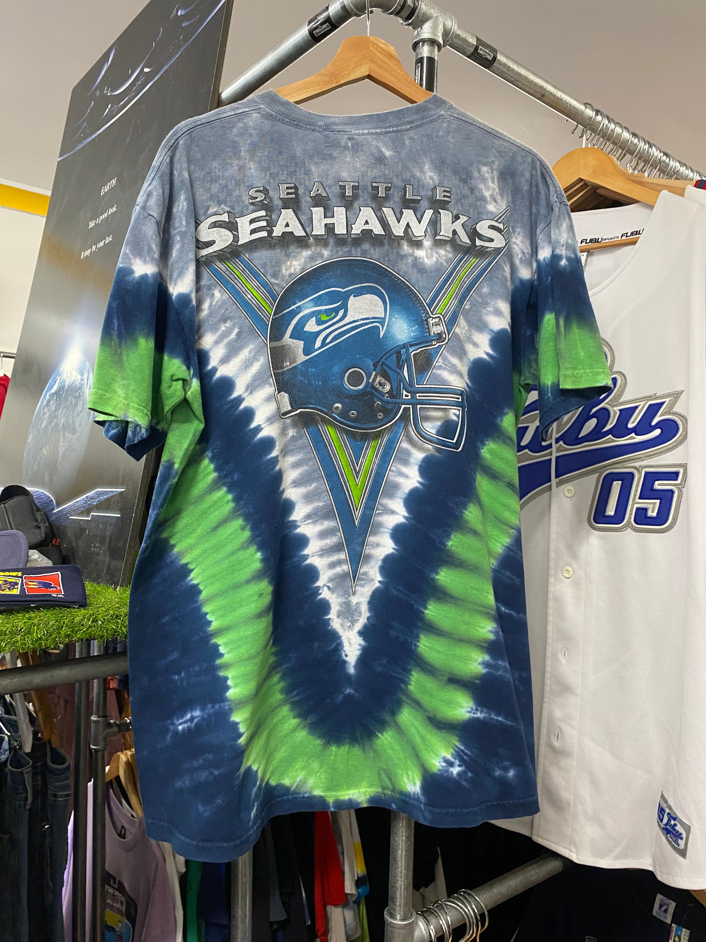 L - Seattle Seahawks Tie Dye DS Team Apparel