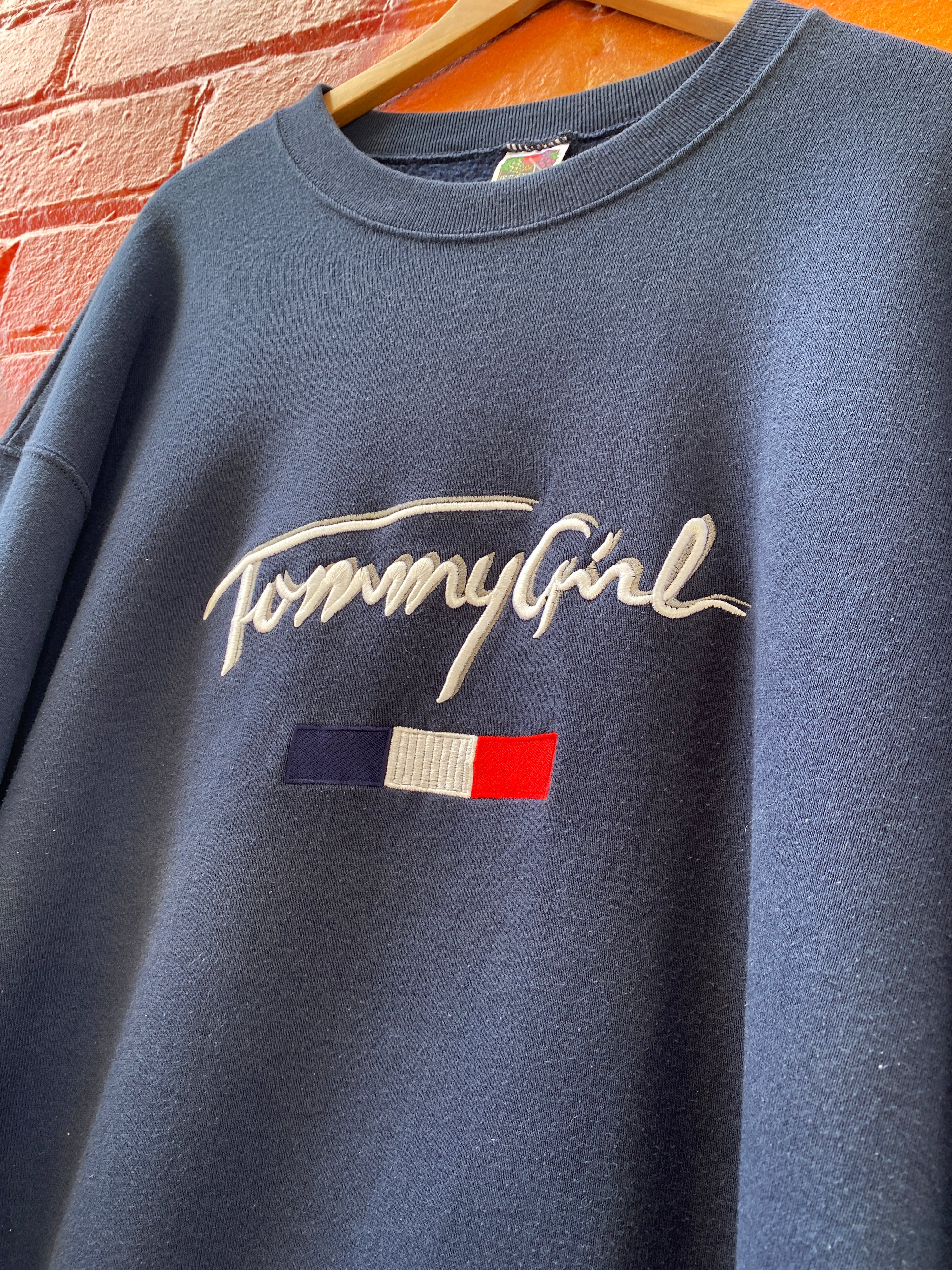 2XL - Tommy Girl Blue Jumper