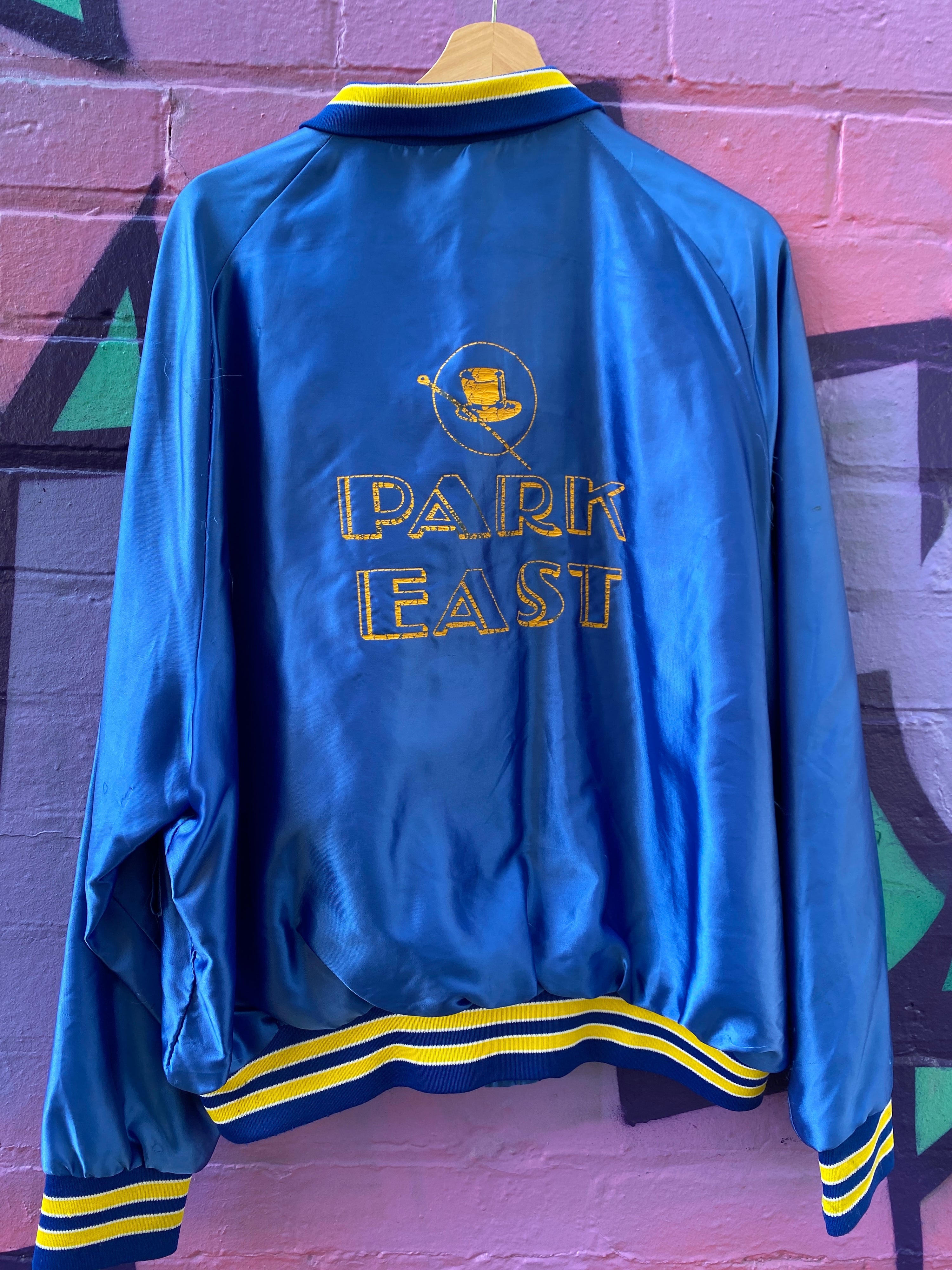 XL - Vintage Park East Satin Jacket