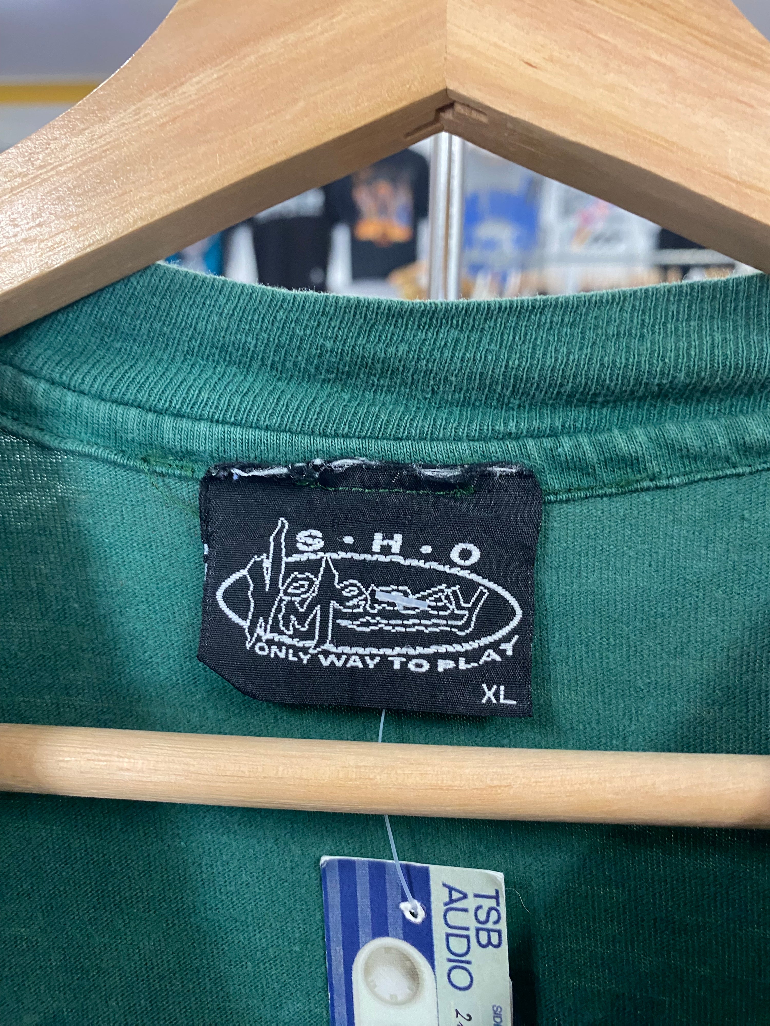 XL - Sho No Mercy Green Football Tee