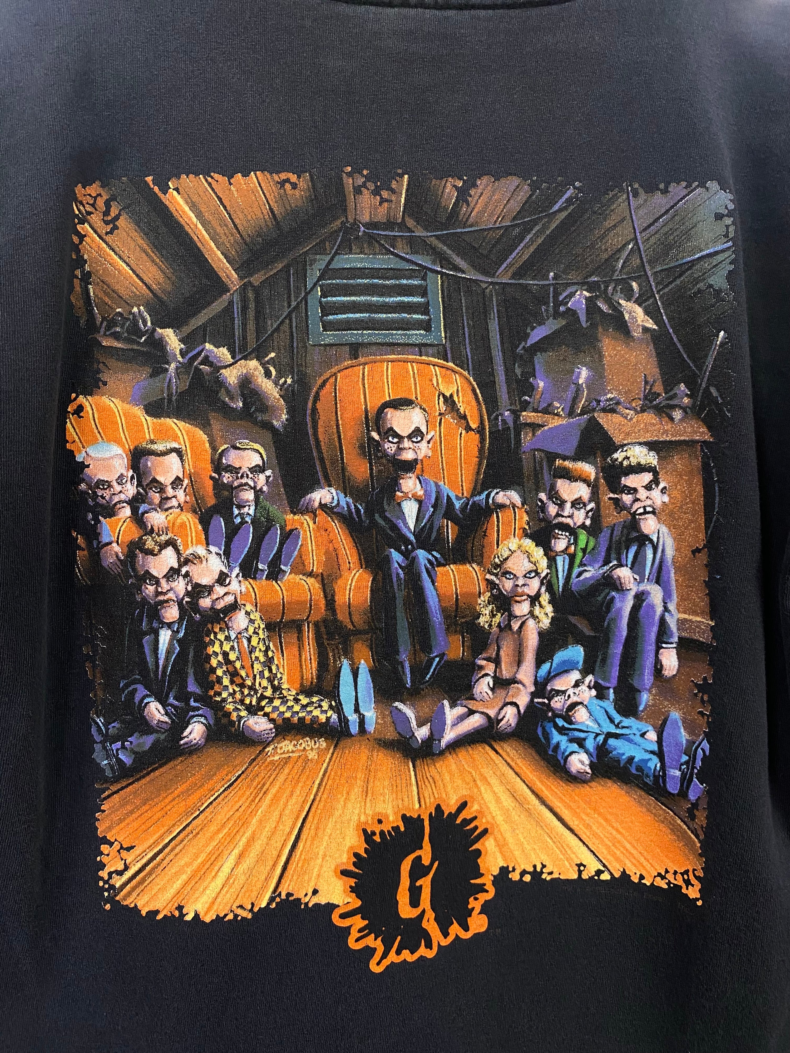 [S/M] 1995 Goosebumps Night Of The Living Dummy 3 Double Sided Tshirt