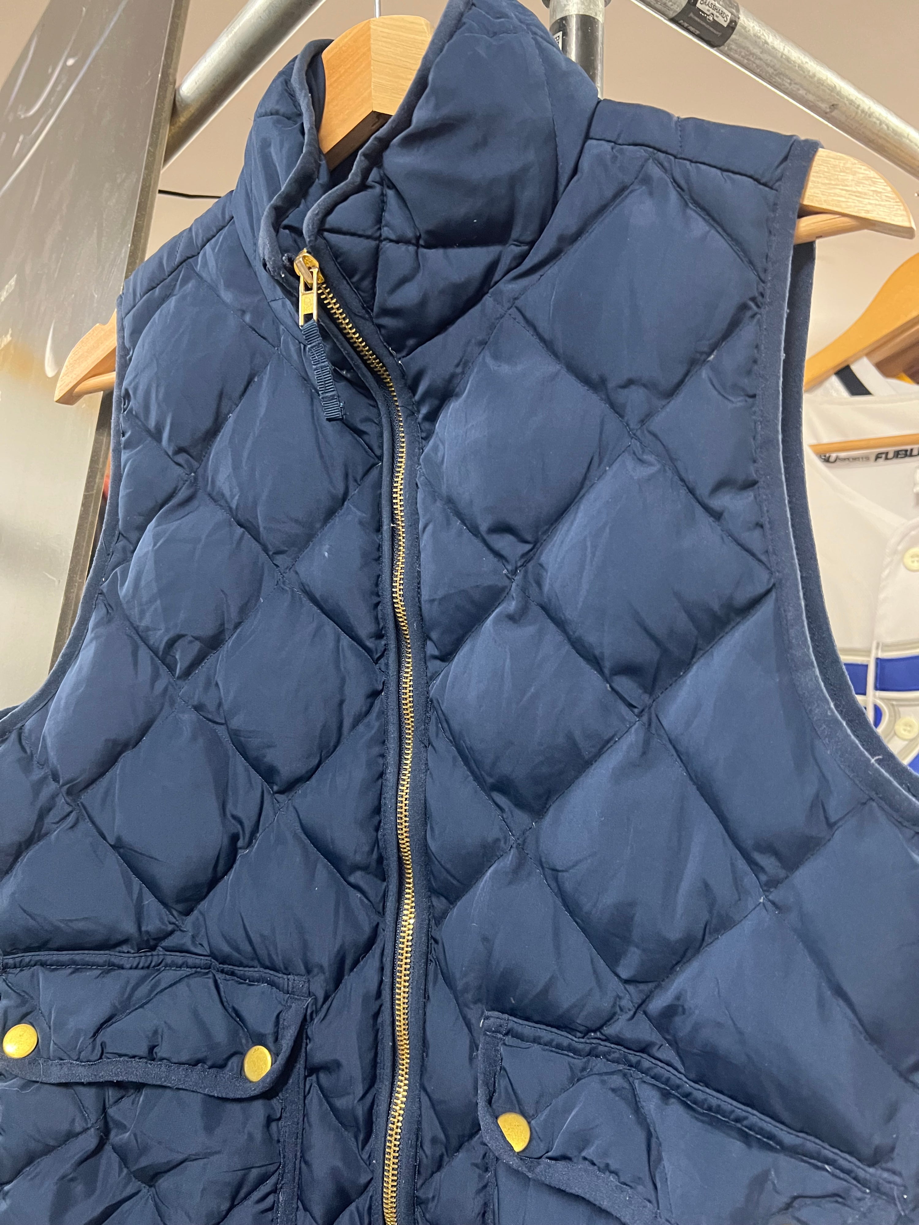 [M] Woolrich Deep Blue Quilted Down Vest