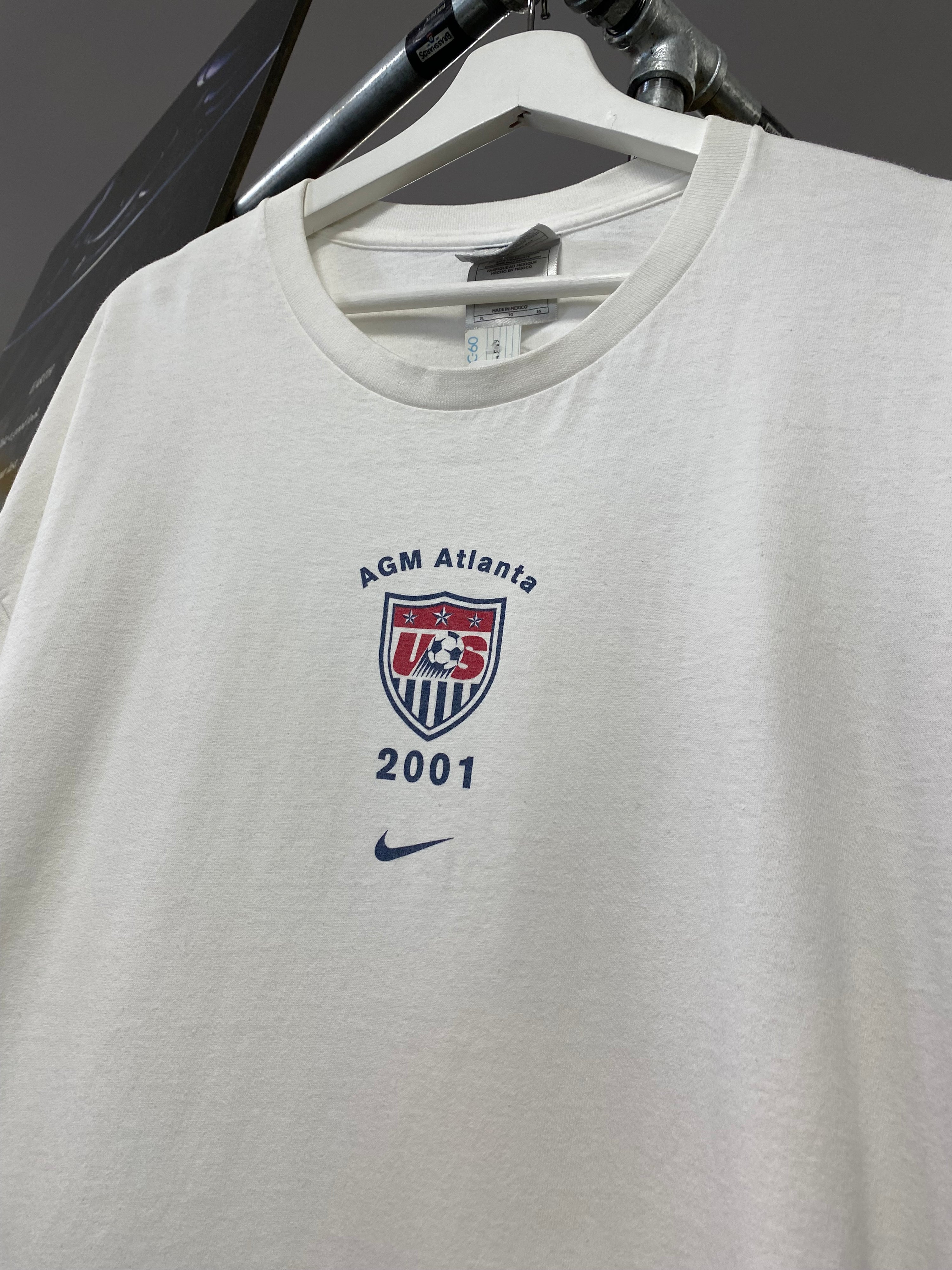 XL - 2001 Nike x AGM Atlanta US Soccer White DS
