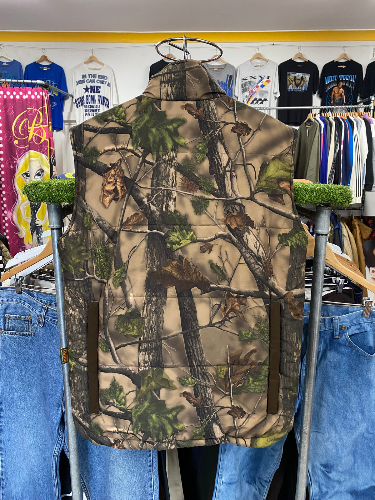 [L] Game Camo Puffer Vest