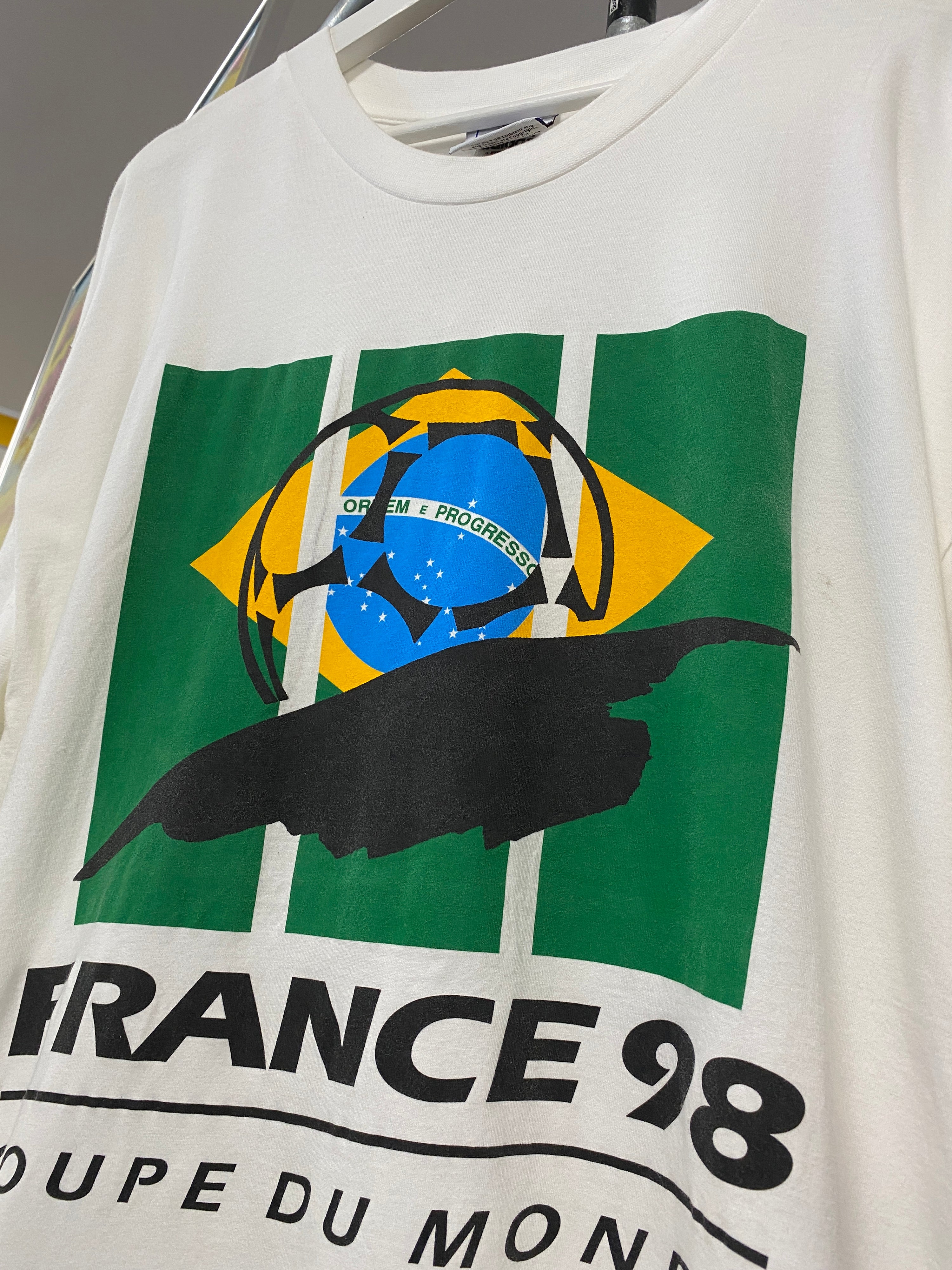 XL - France 1998 Brasil Adidas Tee Deadstock W/Tags