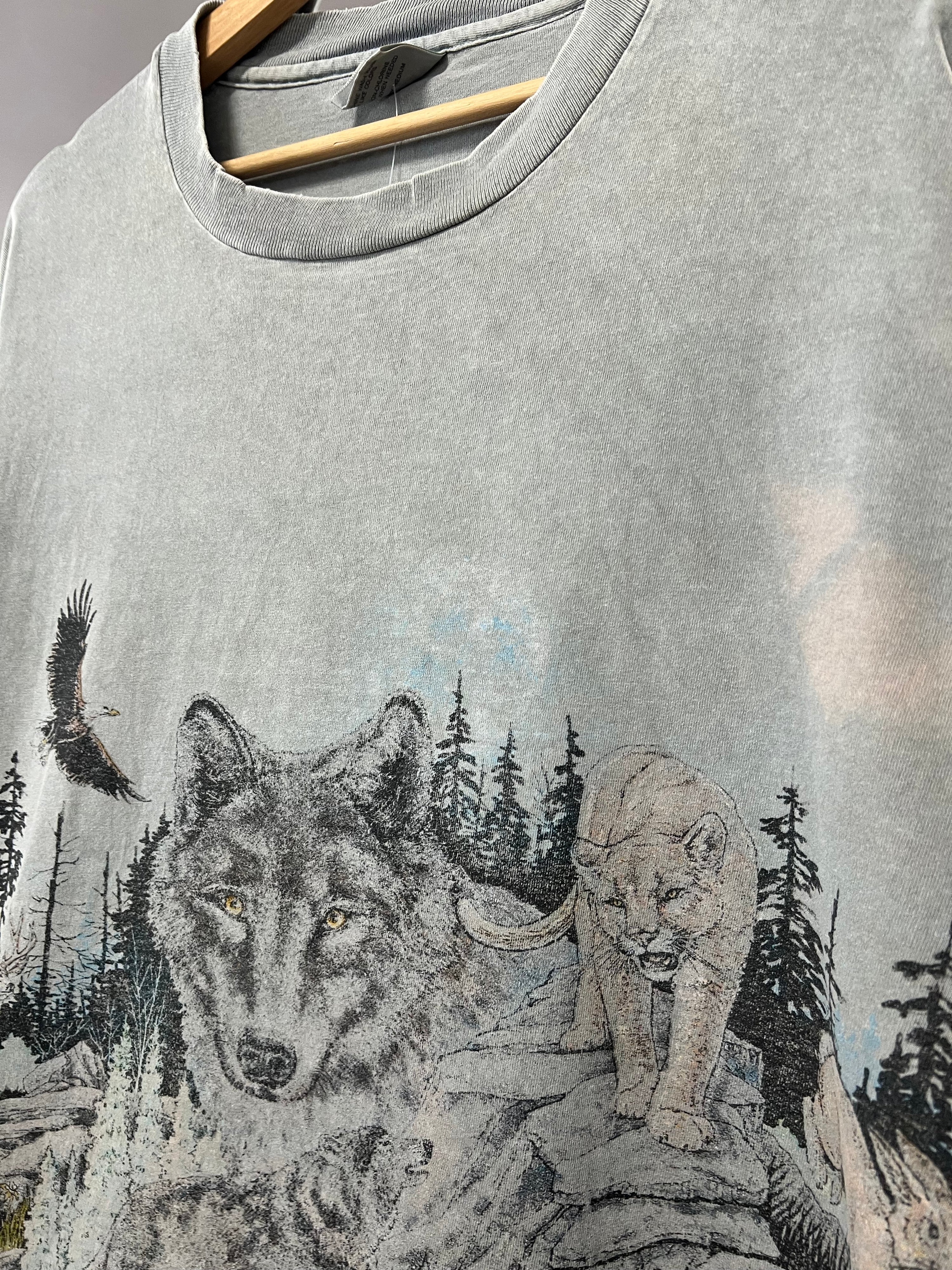 [XL] 1990 San Sayal Wildlife DS Green Tee