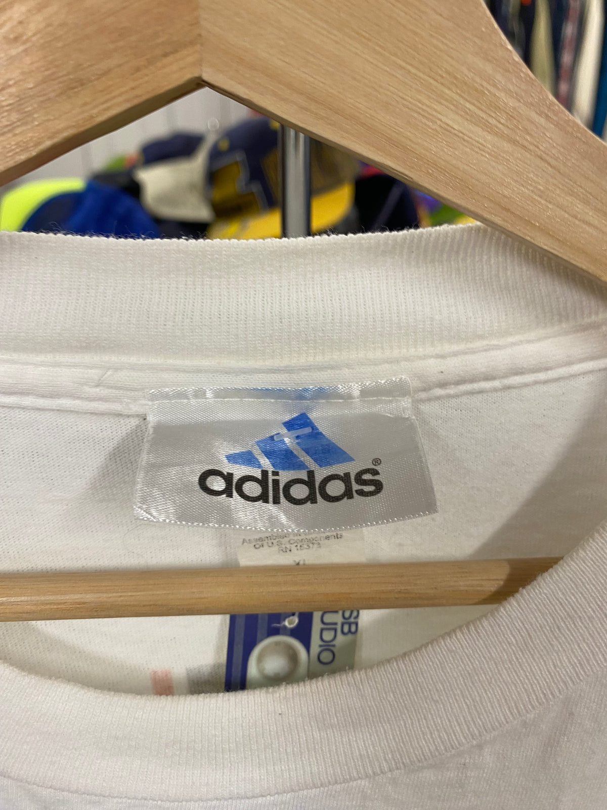 XL - Adidas x Baltimore Orioles DS Tactile White Strip Tee