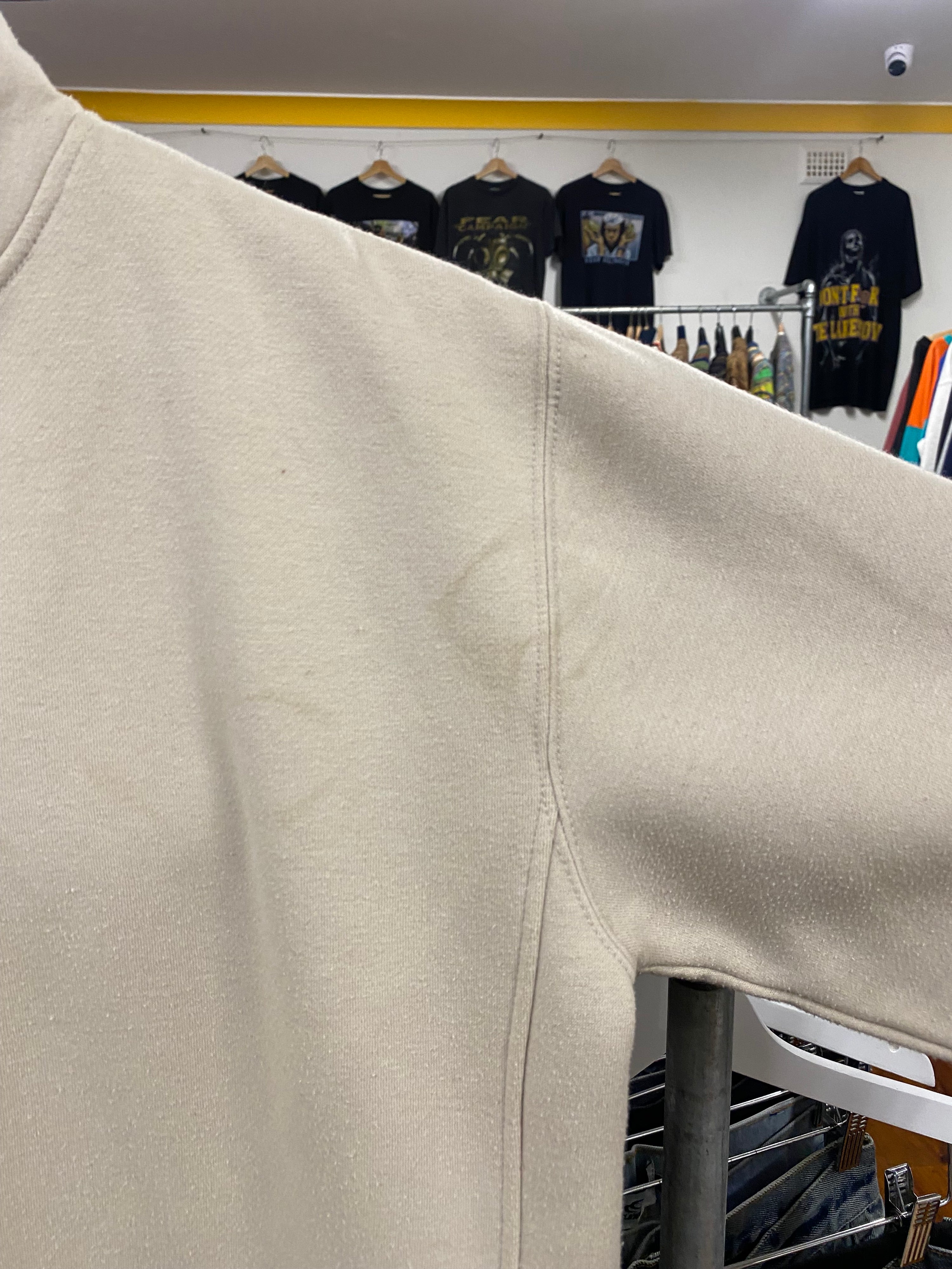 [L] Nike Beige Zip-up Jumper