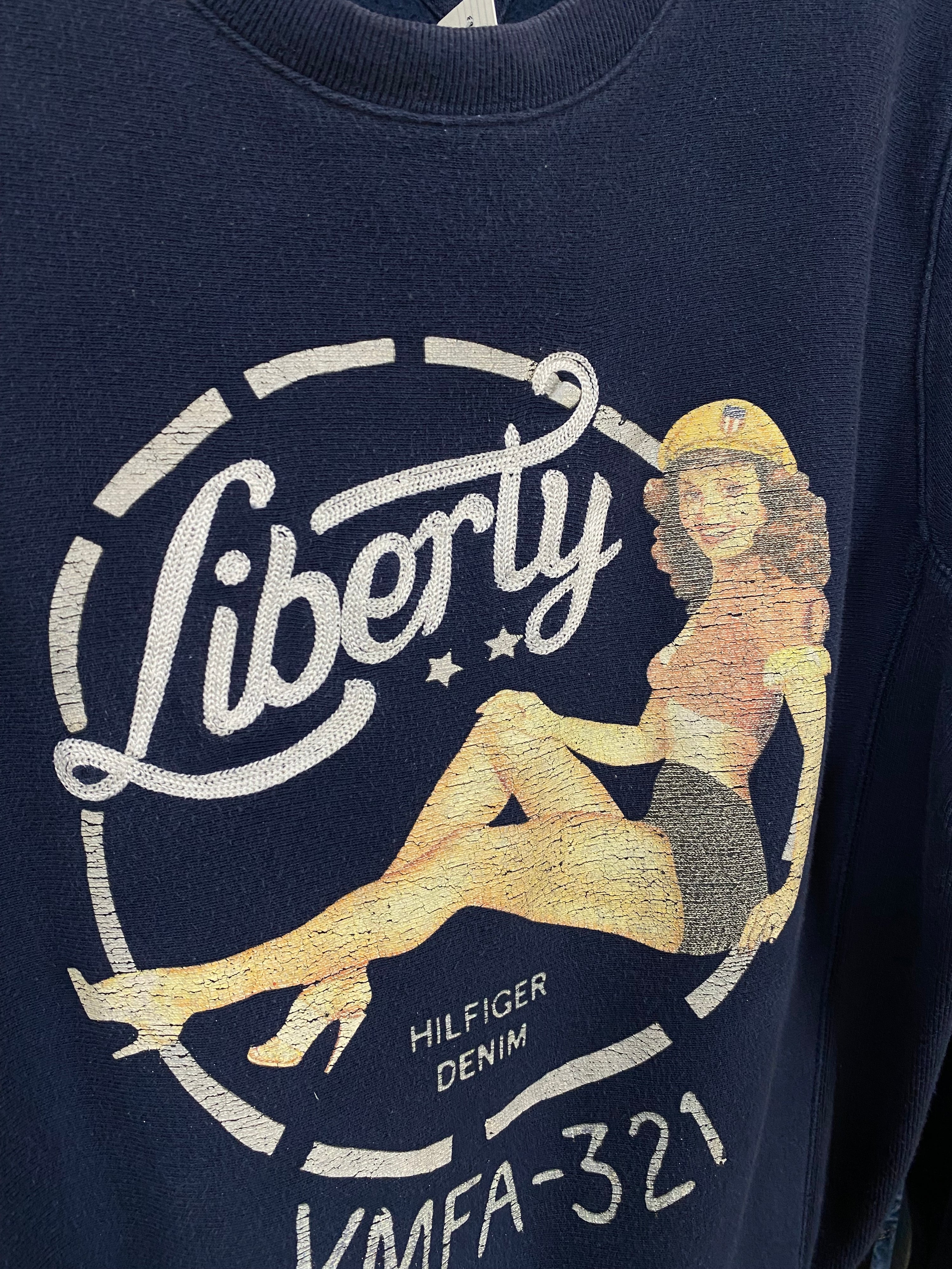 [M] Tommy Hilfiger Lady Liberty Blue Jumper