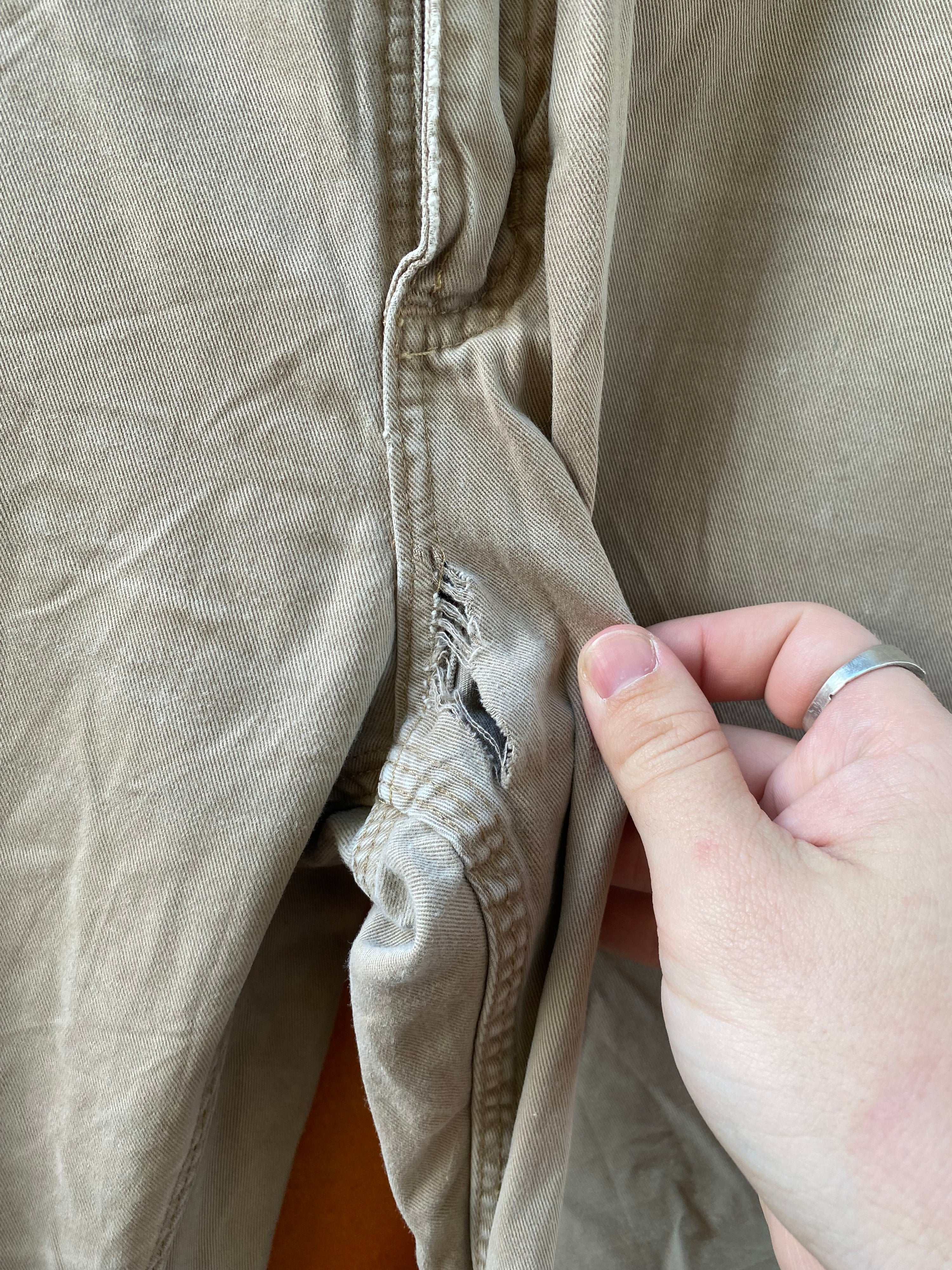 [34] Carhartt Beige Carpenter Pants B324