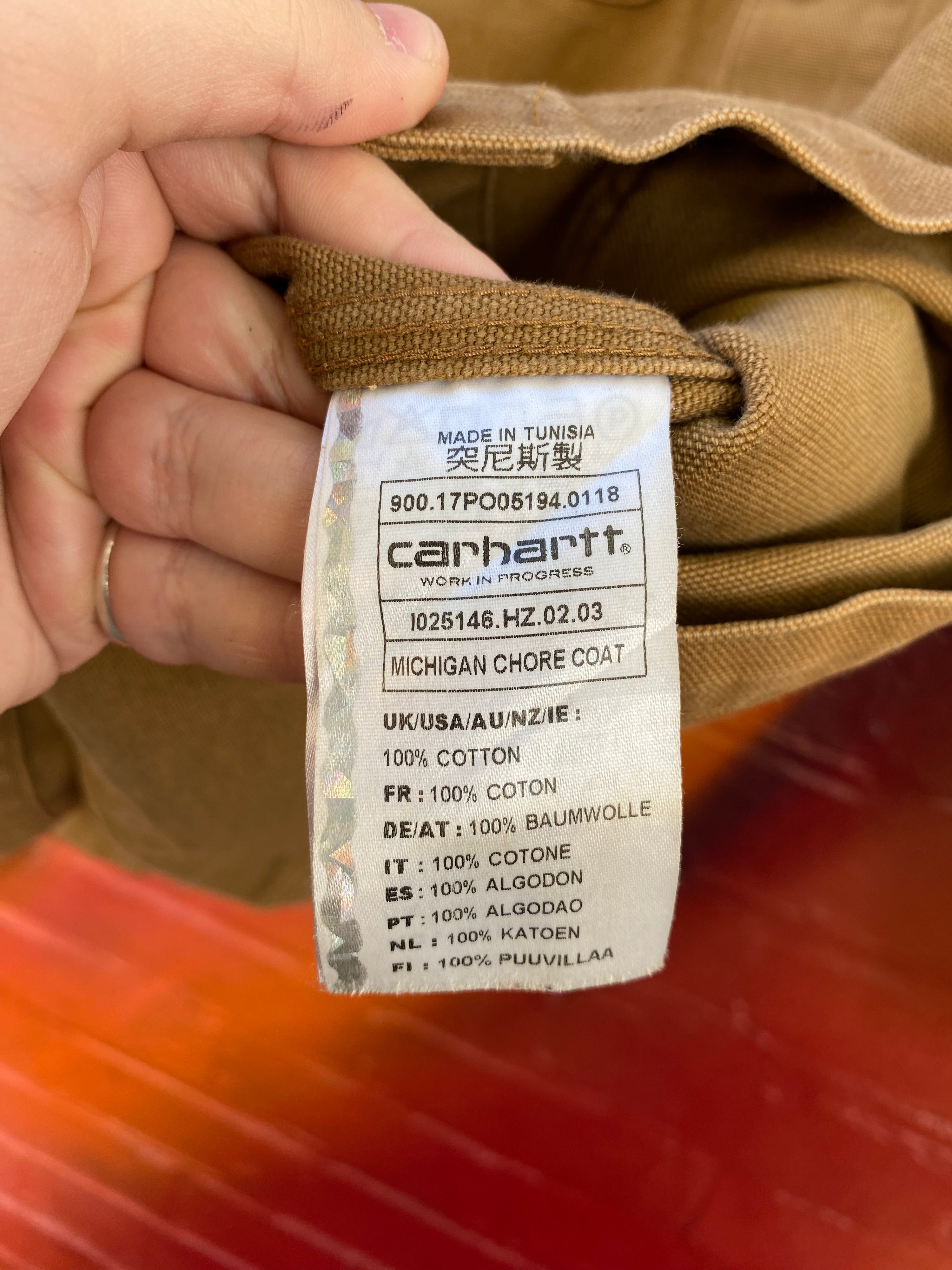 [XL] Carhartt WIP Brown Michigan Chore Coat