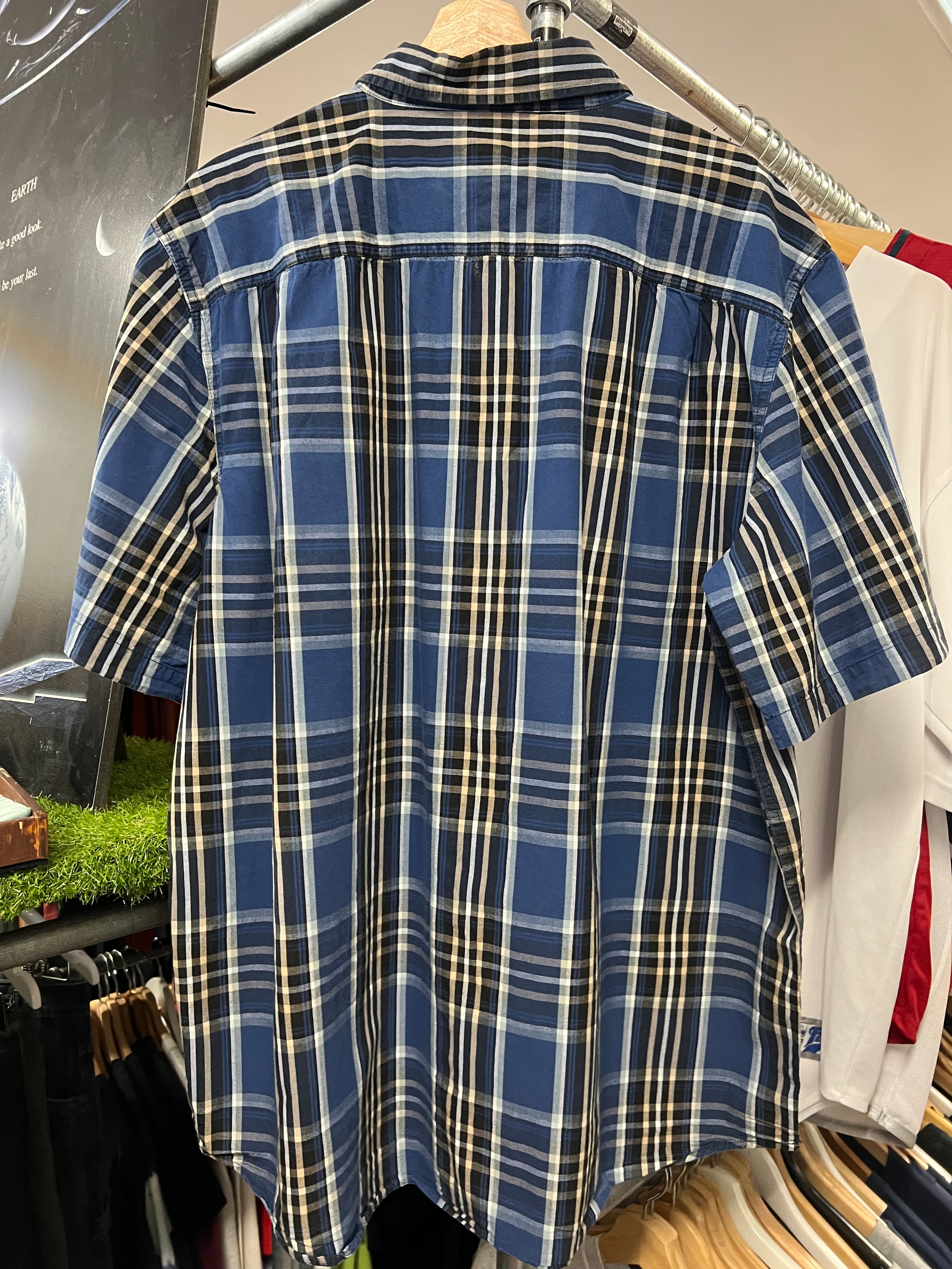 [2XL] Carhartt Dark Blue Big Box SS Button Up