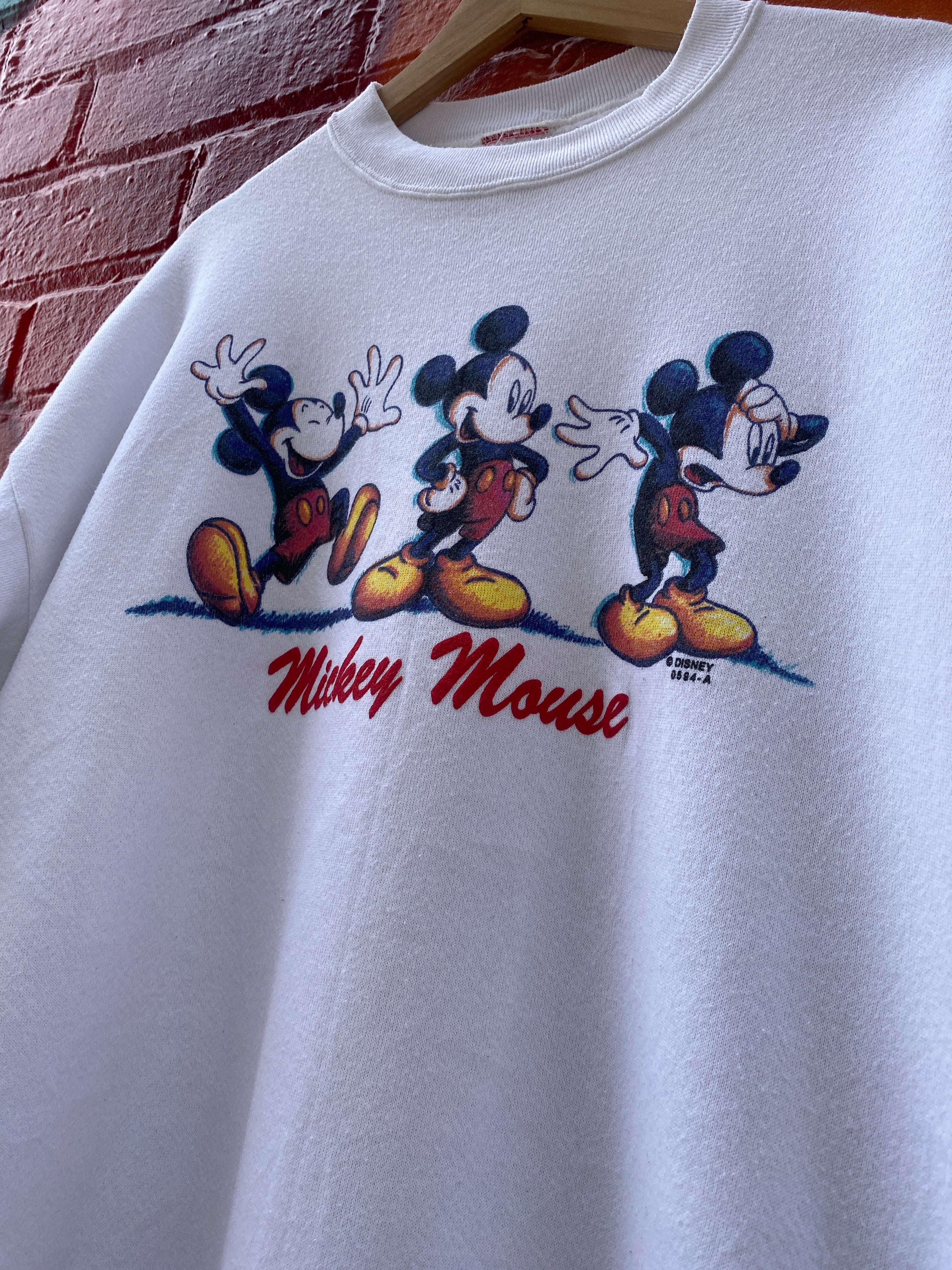 XL - Mickey Mouse White Jumper 0594-A