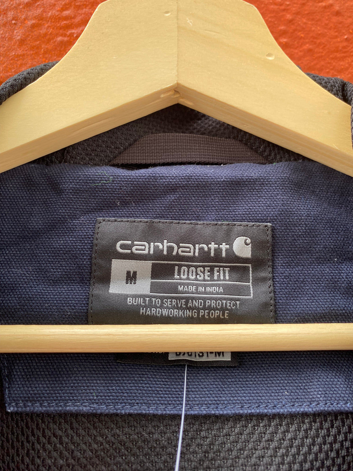 [M] Carhartt Dark Blue Active Jacket 'Multi Roofing System Services'