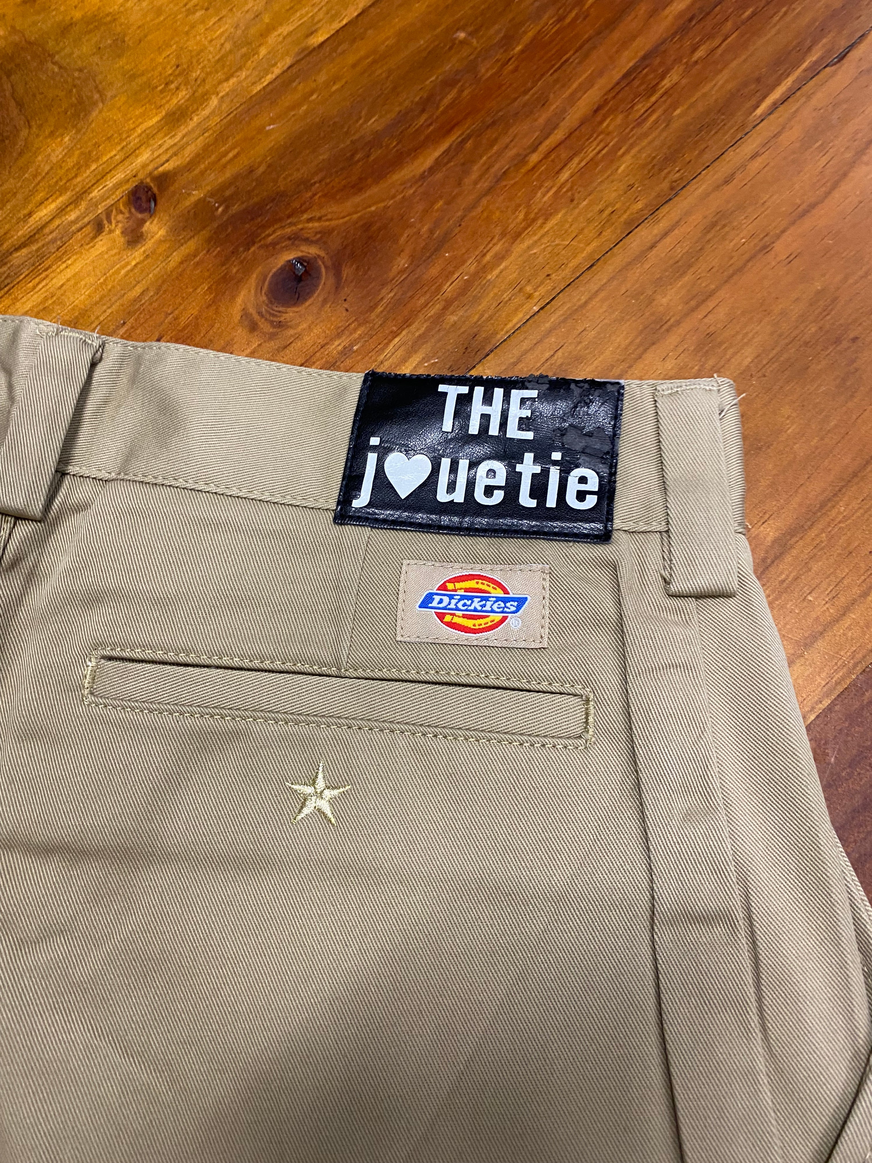 [24] Dickies 'The Jouetie' Tan Pants with Stars
