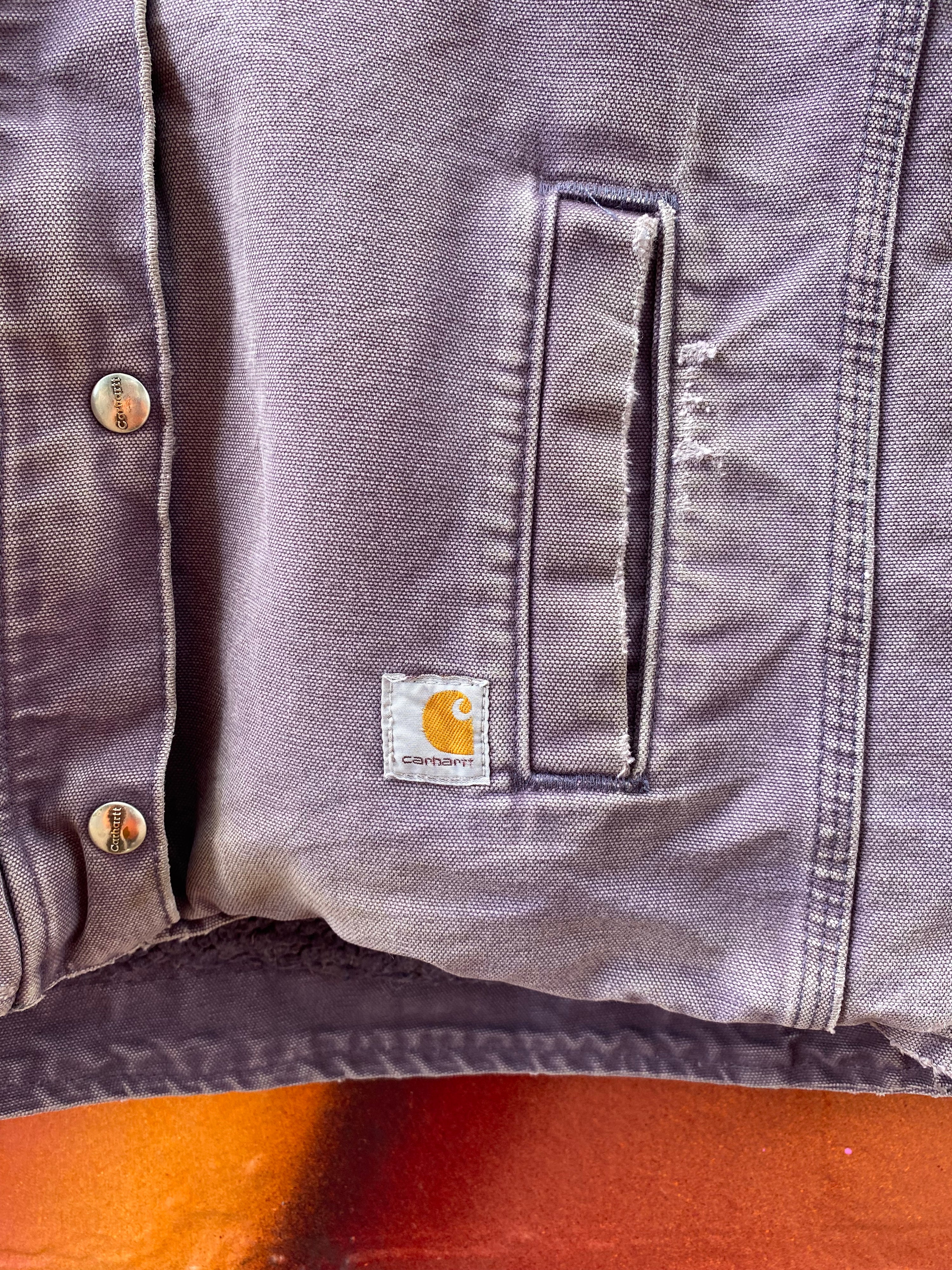 [S] Vintage Carhartt Purple Fleece Lined Ladies Jacket