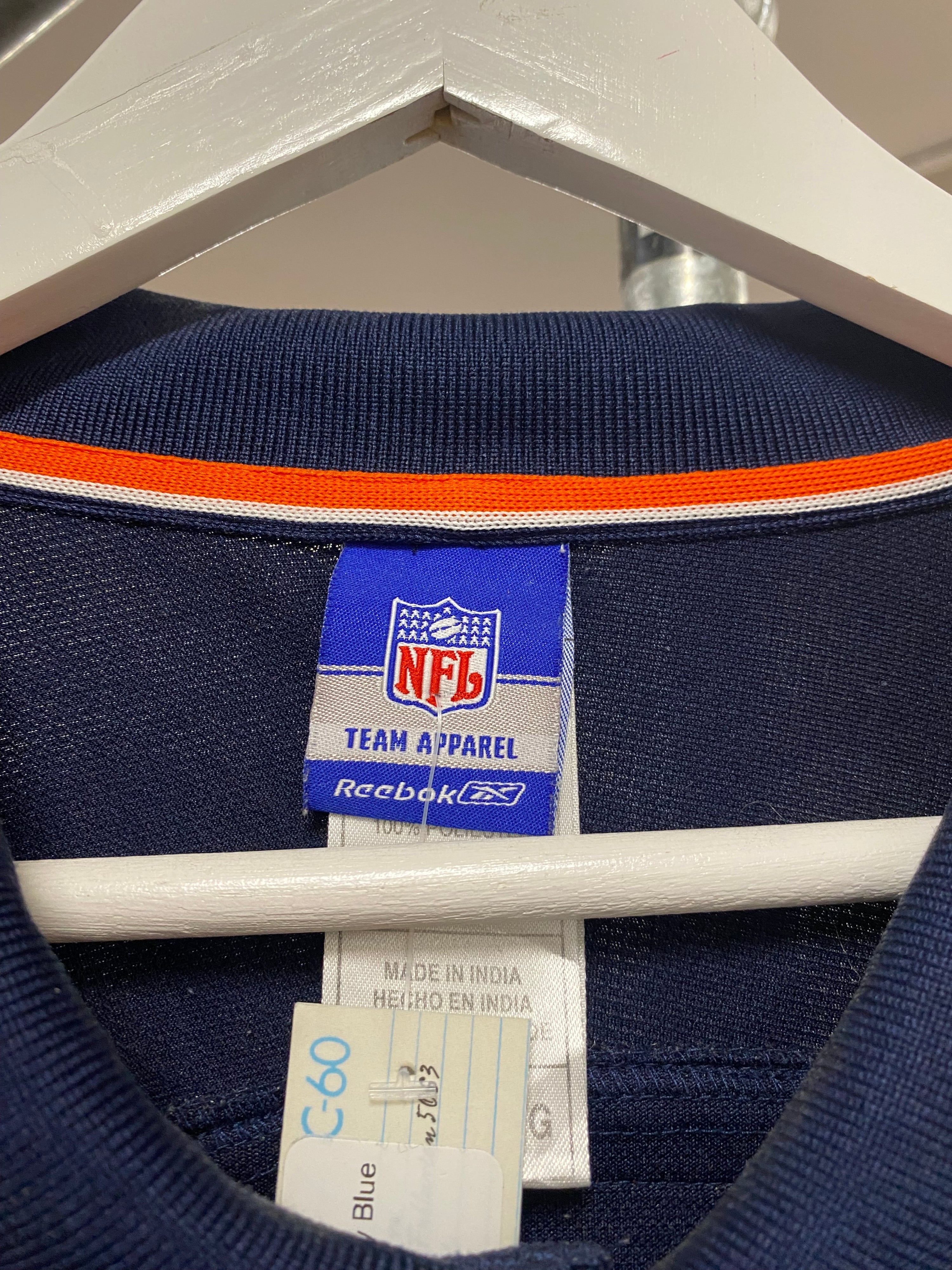 2XL - Denver Broncos Heavy Blue Polo