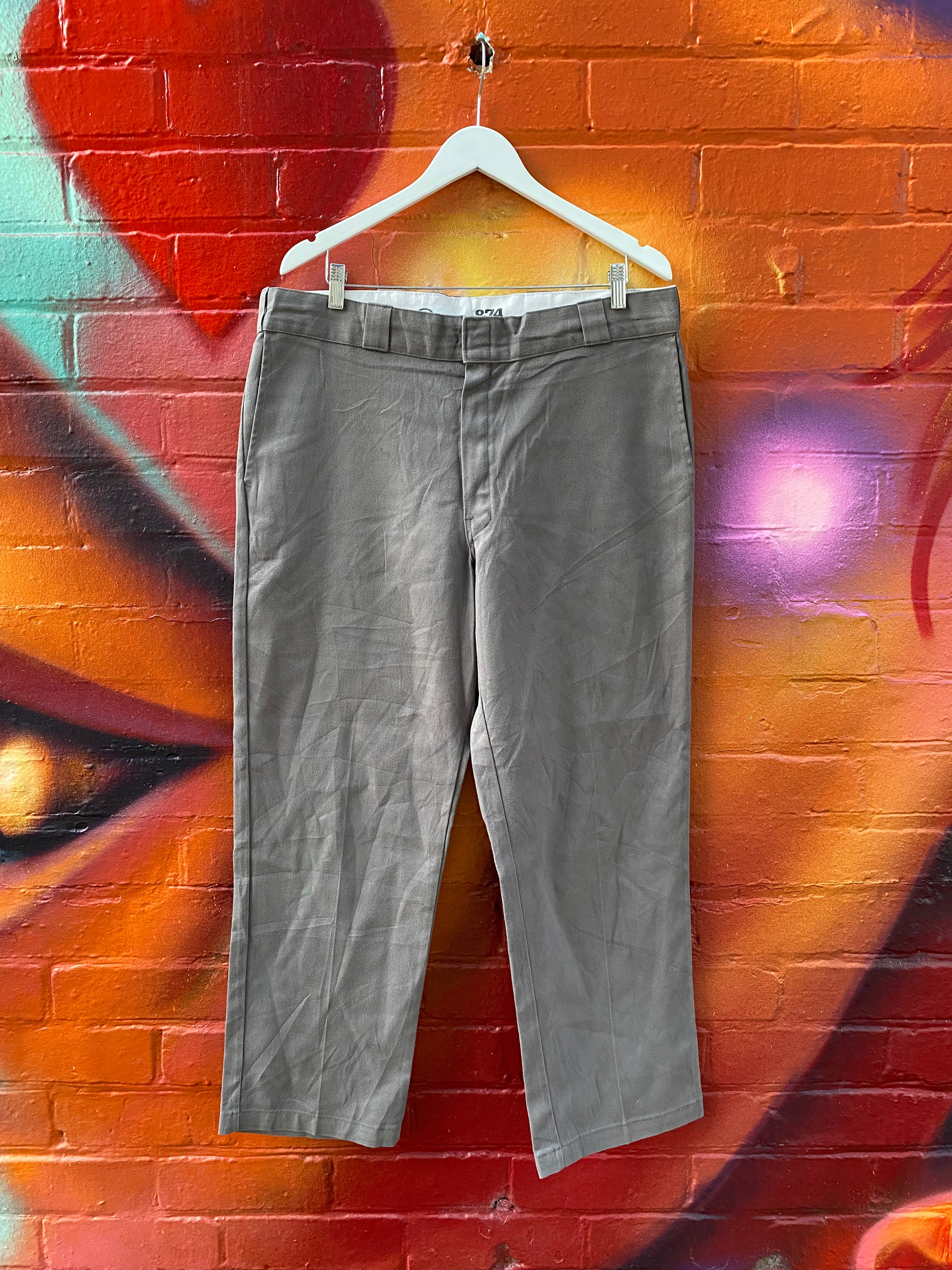 [38] Dickies Grey Work Pants D177