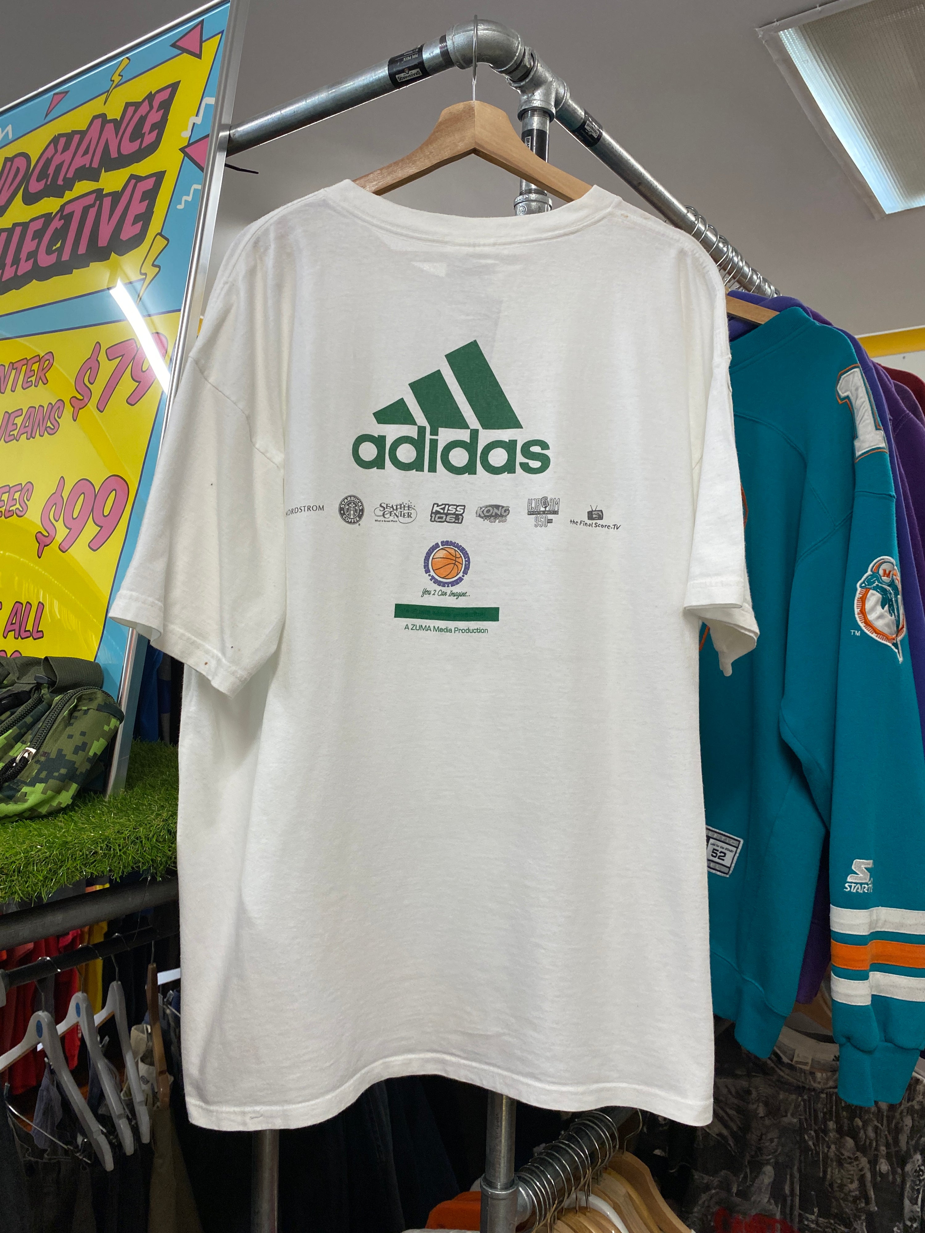 XL - 2002 Adidas King Hoopfest White DS Tee