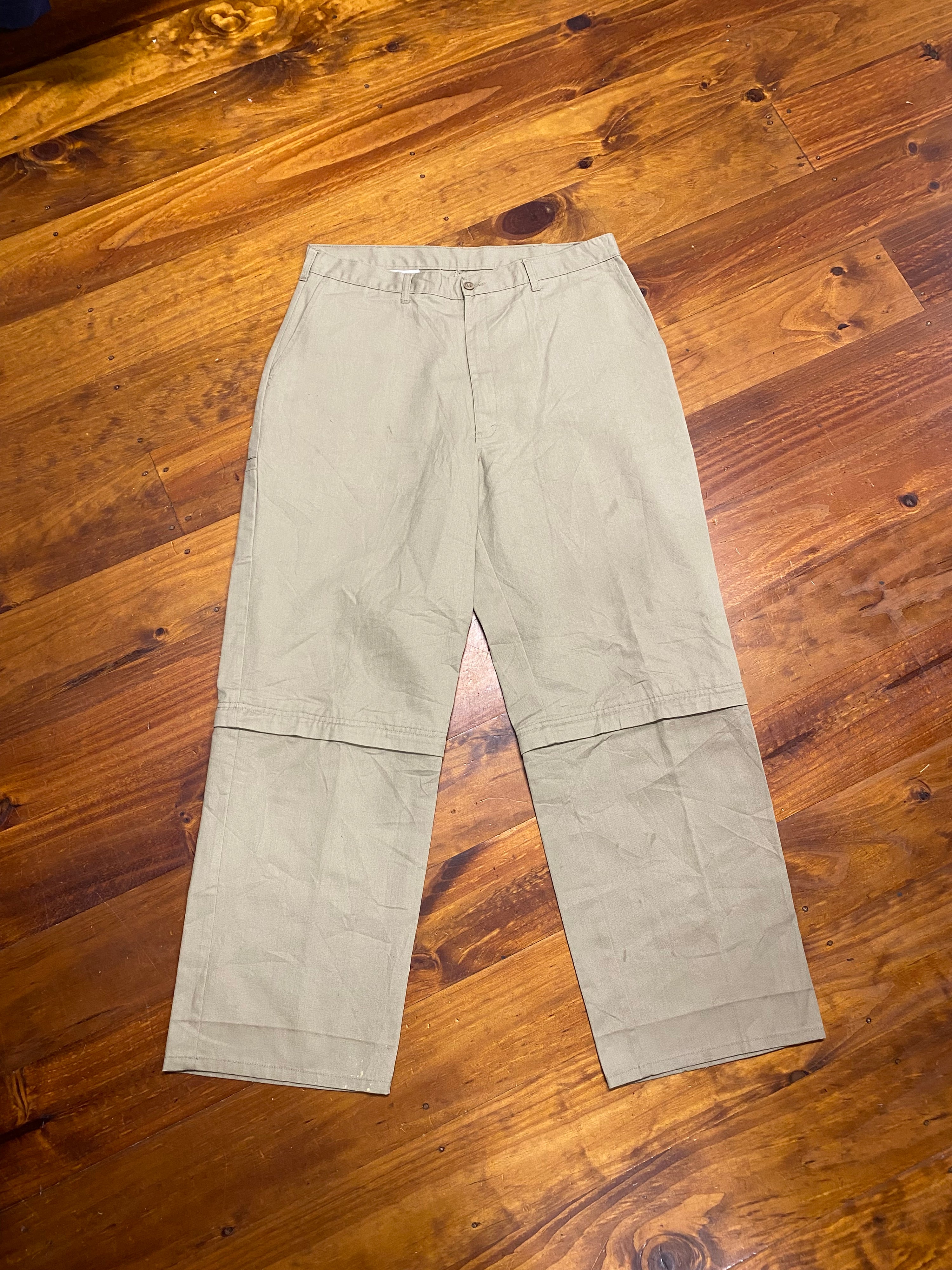 [36] Dickies Tan Zip-Off Pants